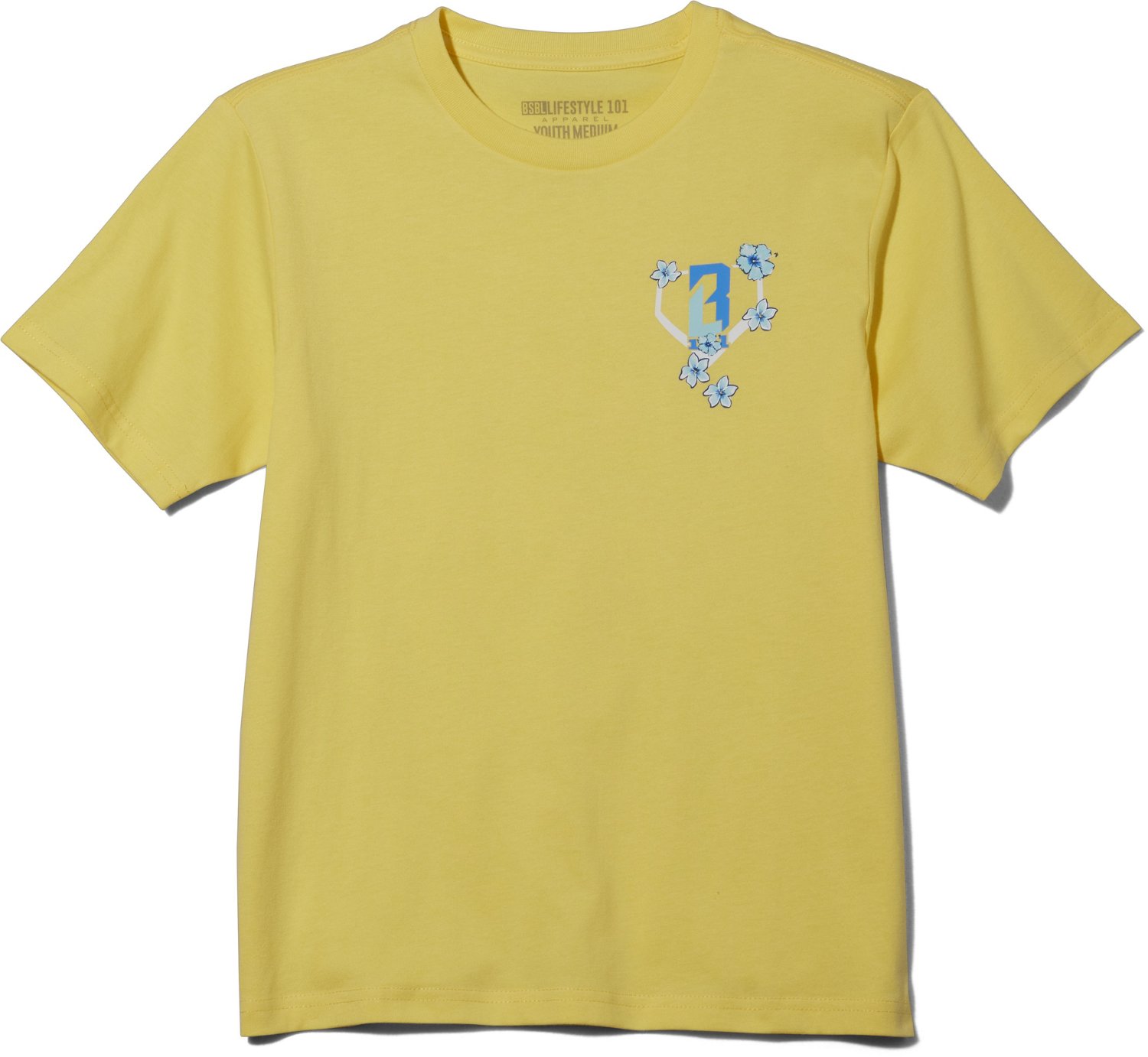 Baseball Lifestyle 101 Boys' Field of Flowers Graphic T-shirt - view number 2