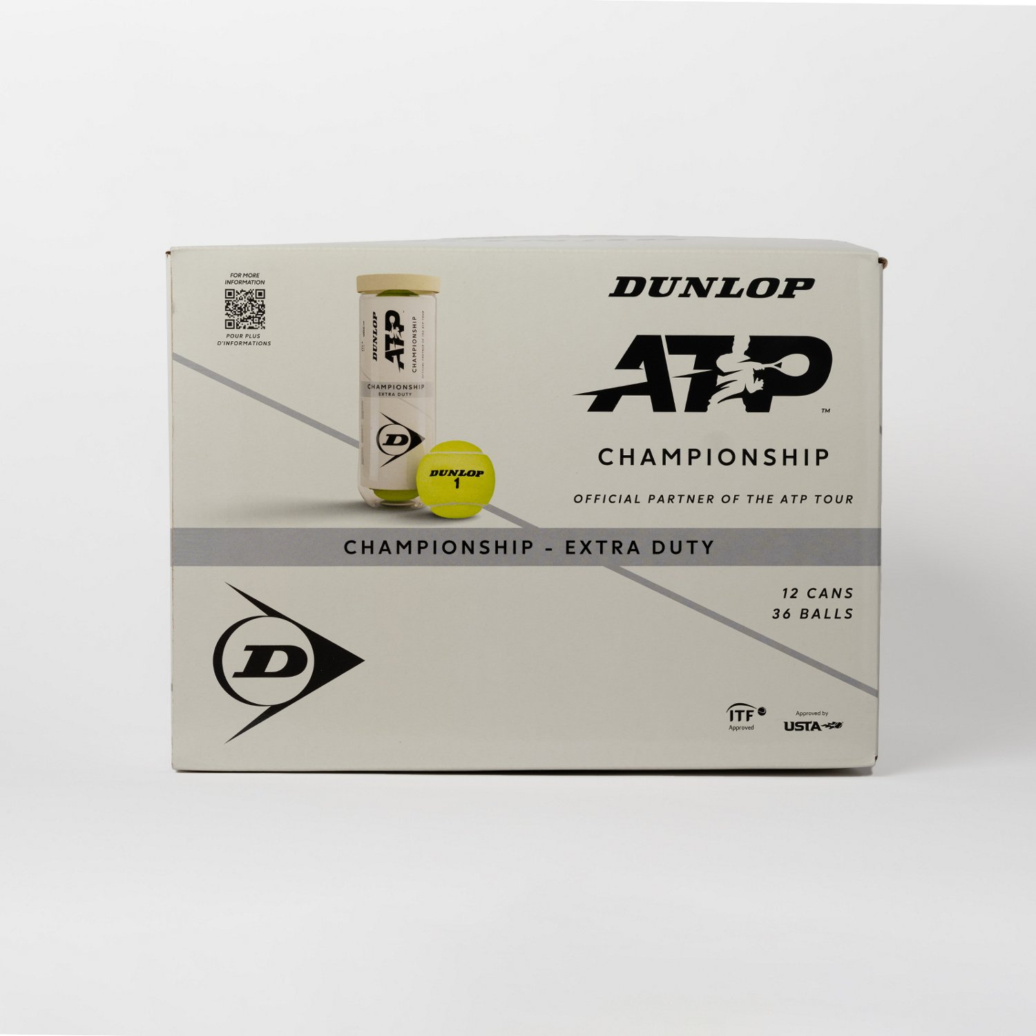 Dunlop ATP Championship Extra Duty Tennis Balls 12-Pack - view number 3