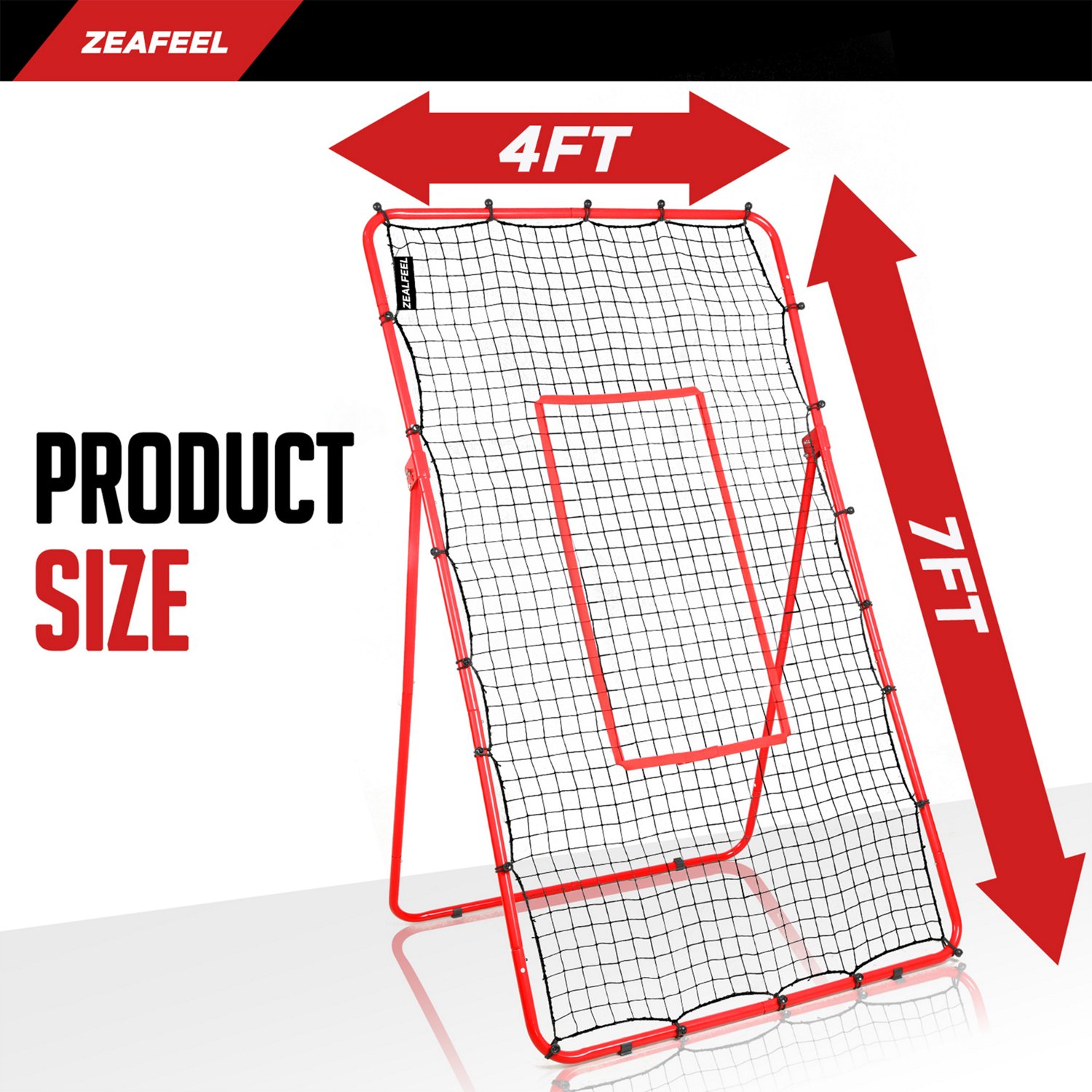 Zealfeel 4 x 7 ft Lacrosse Rebounder - view number 5