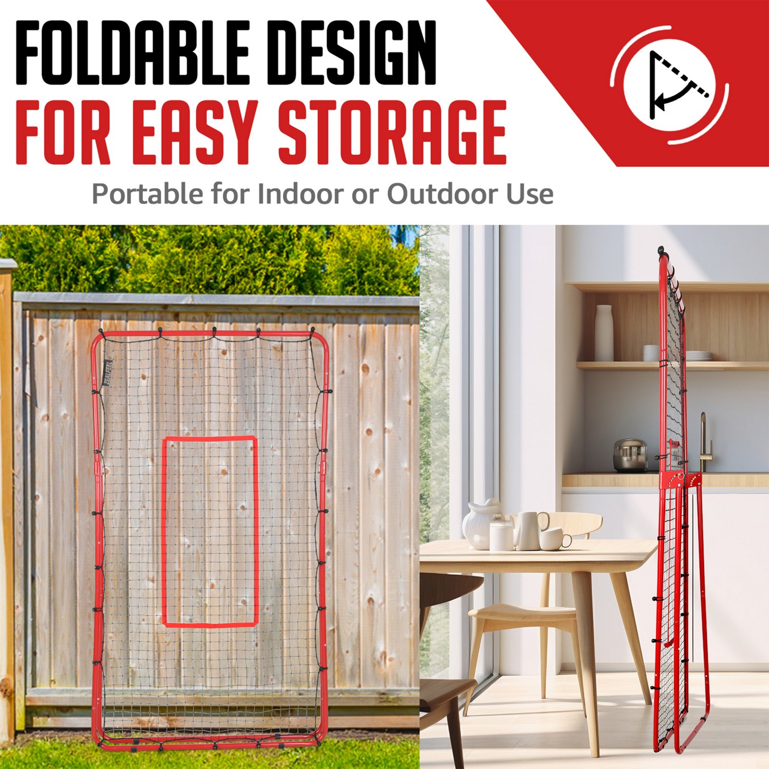 Zealfeel 4 x 7 ft Lacrosse Rebounder - view number 7