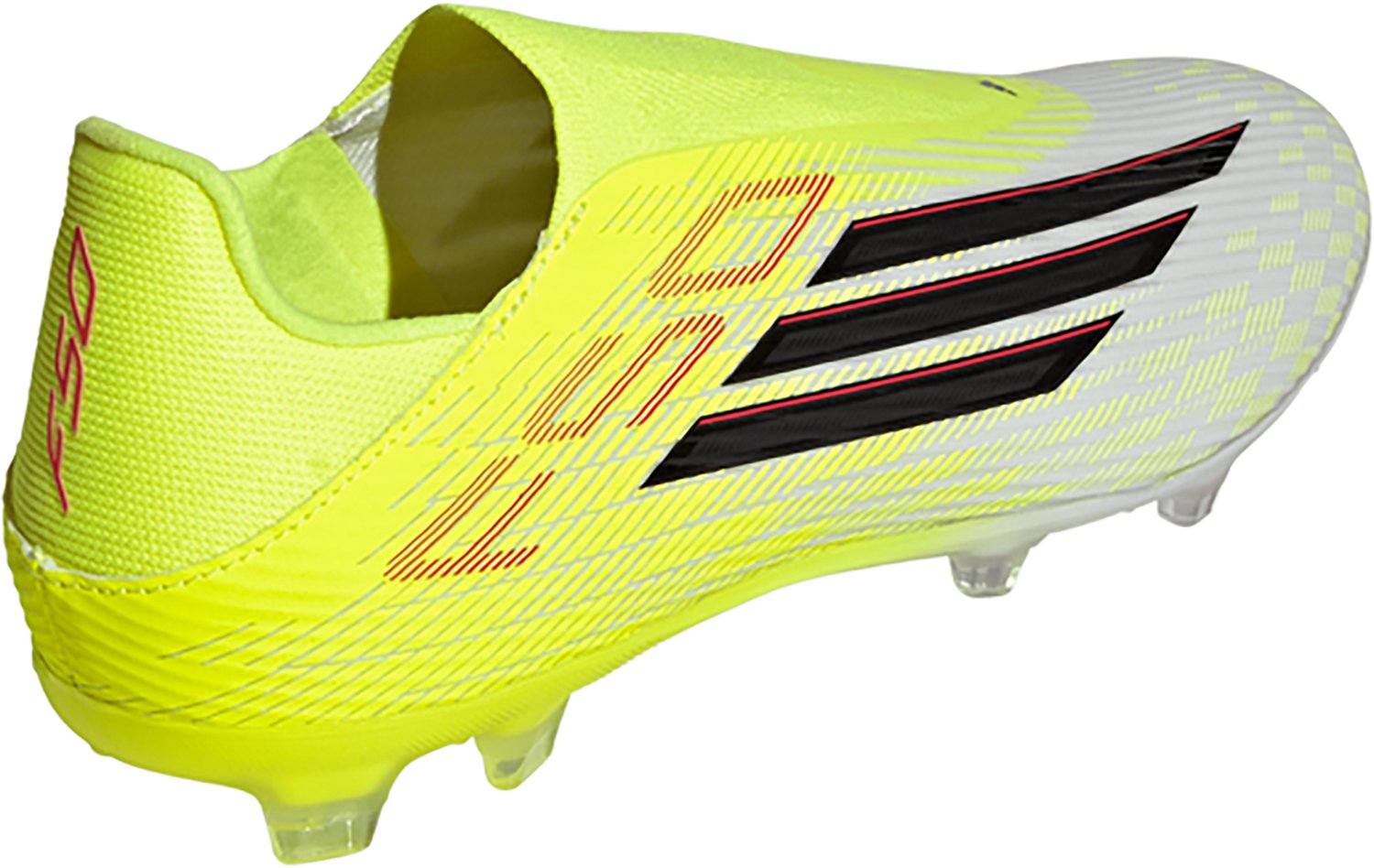 adidas Adults' F50 League Laceless Firm Ground/Multi-Ground Soccer Cleats - view number 4