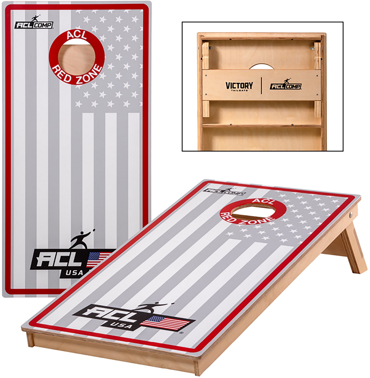 American Cornhole League Comp 2x4 USA Edition Cornhole Board