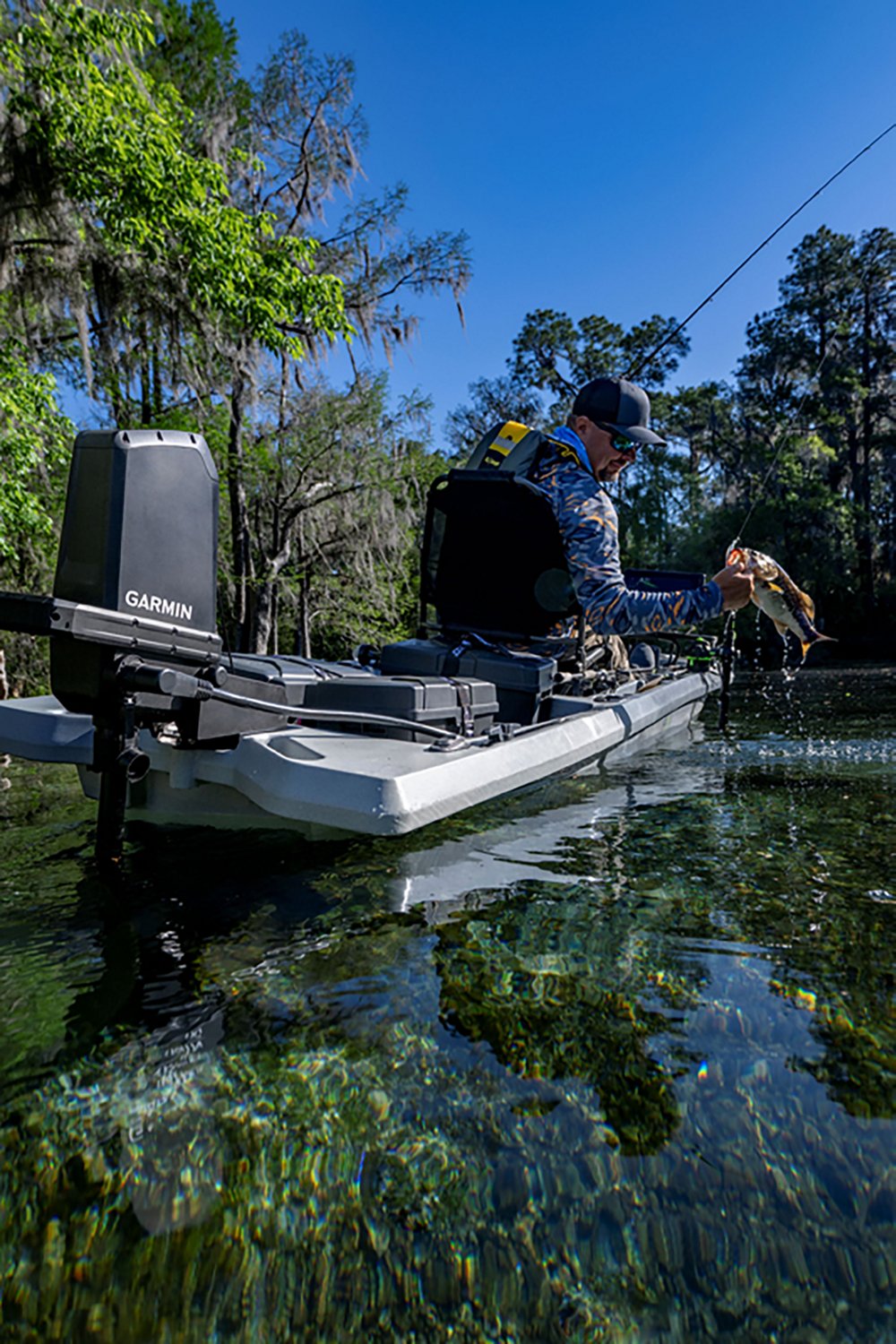 Garmin Force Current Kayak Trolling Motor with Power Steer Foot Pedals - view number 5