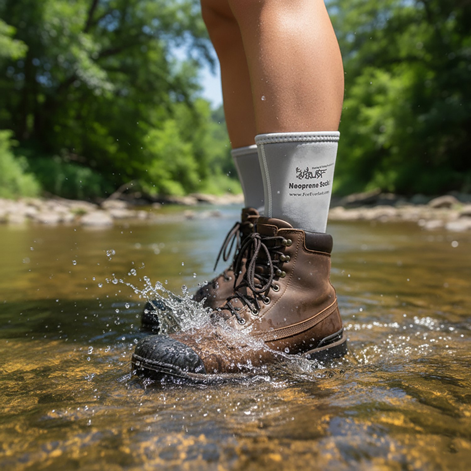 ForEverlast Adults' Neoprene Wading Socks                                                                                        - view number 2