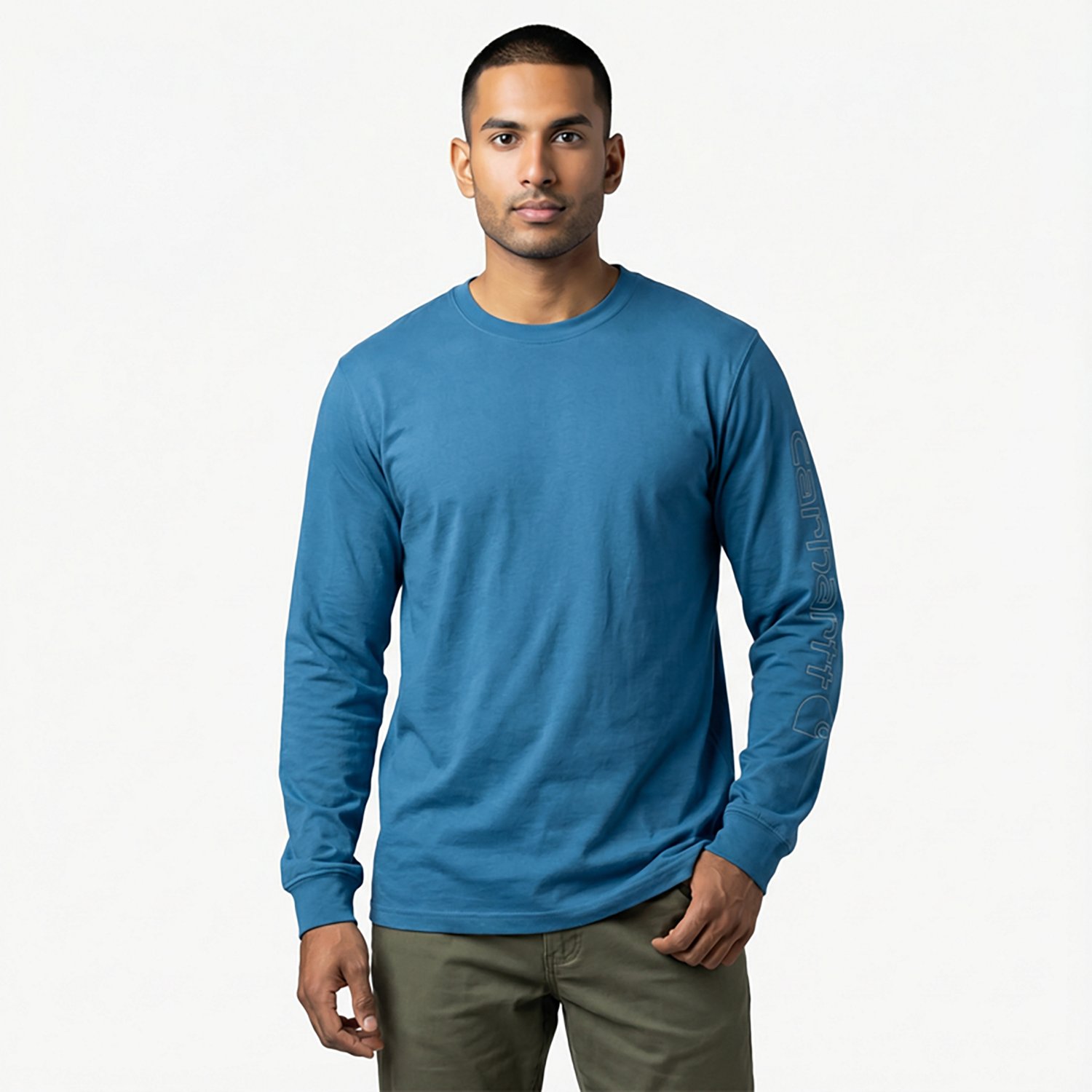 Carhartt Men's Long Sleeve Graphic Logo T-shirt                                                                                  - view number 2