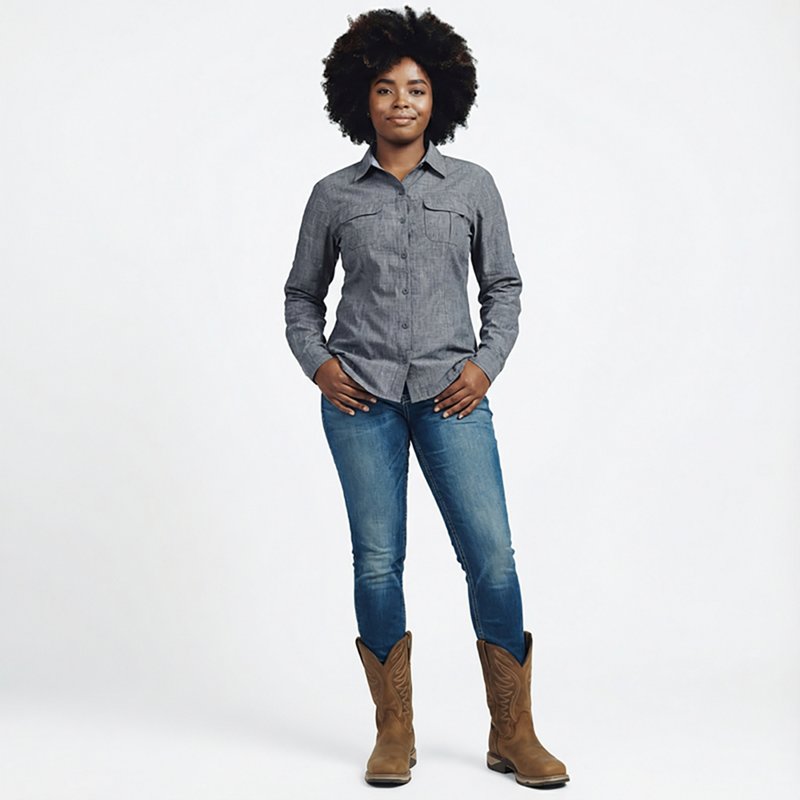 Magellan Outdoors Women's Aransas Pass Long Sleeve Shirt-image