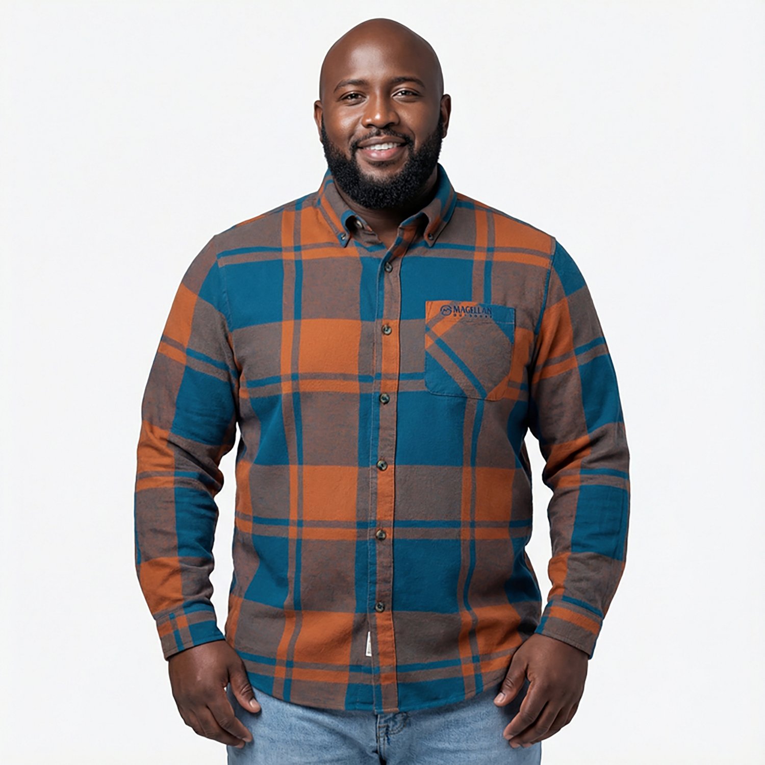 Magellan Outdoors Canyon Creek Long Sleeve Flannel Shirt                                                                         - view number 2