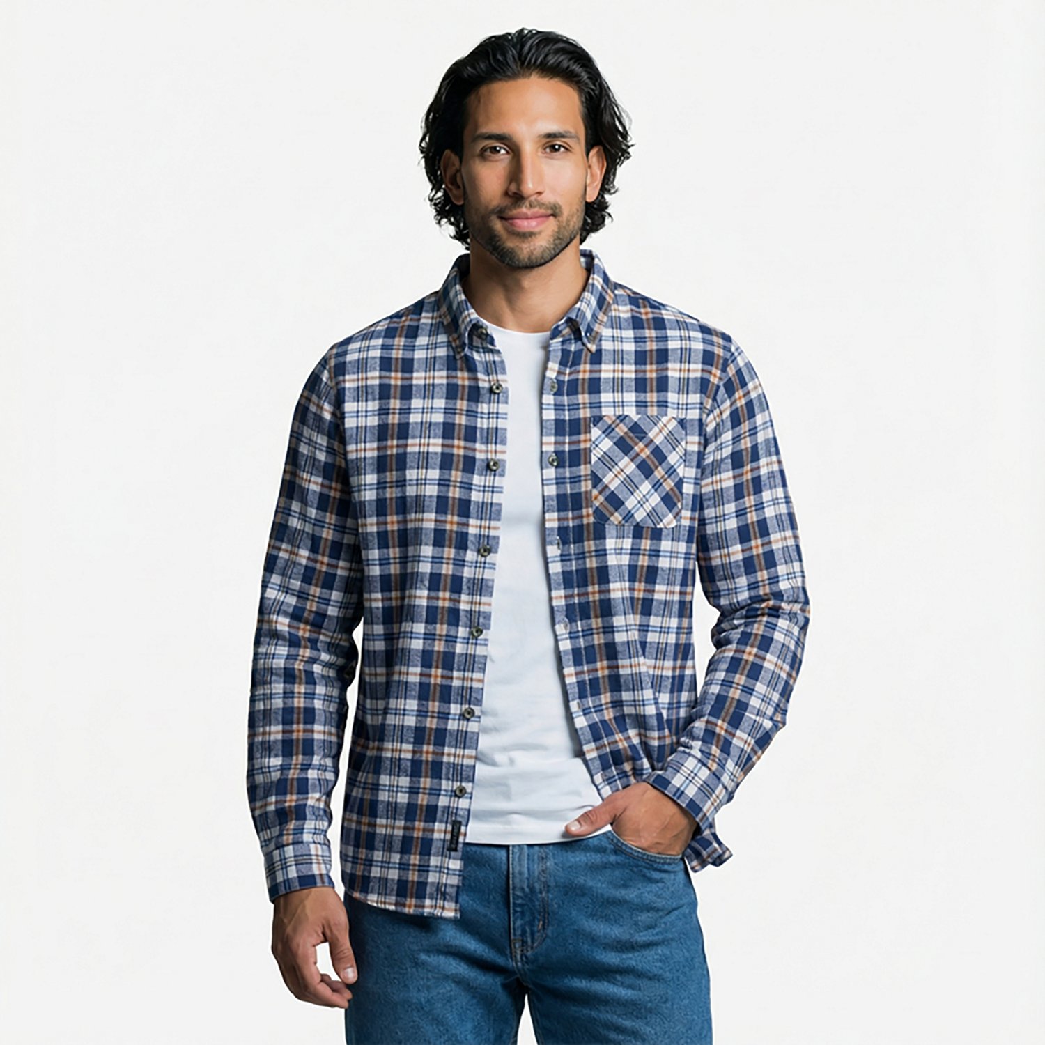 Magellan Outdoors Canyon Creek Long Sleeve Flannel Shirt                                                                         - view number 2