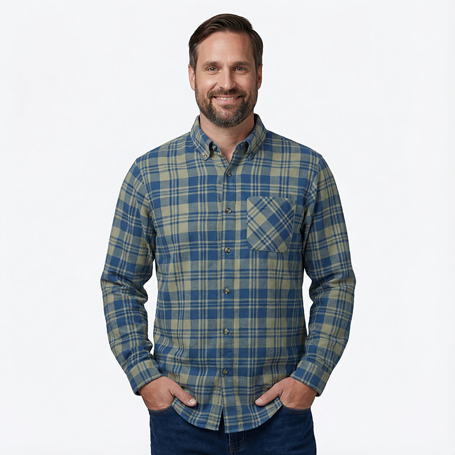 Magellan Outdoors Canyon Creek Long Sleeve Flannel Shirt                                                                         - view number 2
