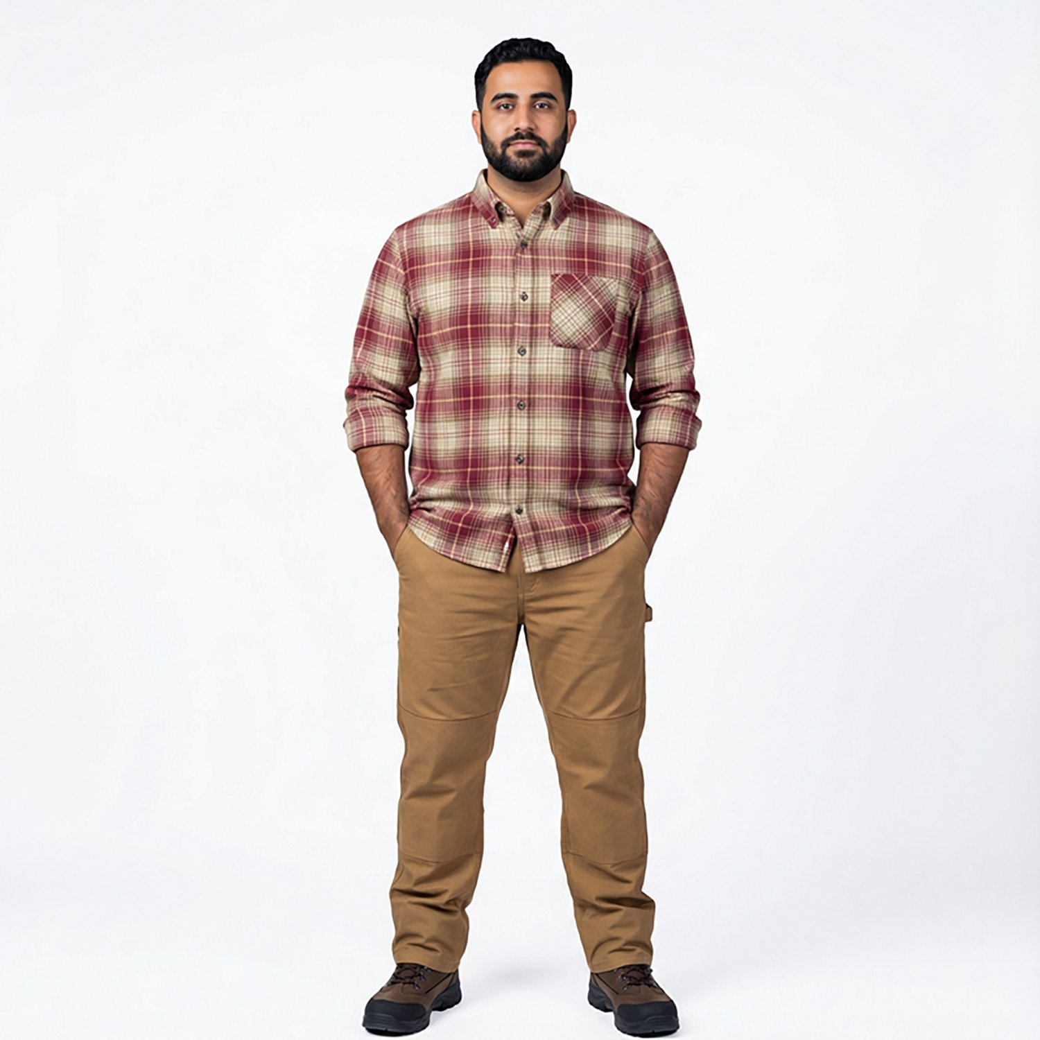 Magellan Outdoors Canyon Creek Long Sleeve Flannel Shirt                                                                         - view number 2