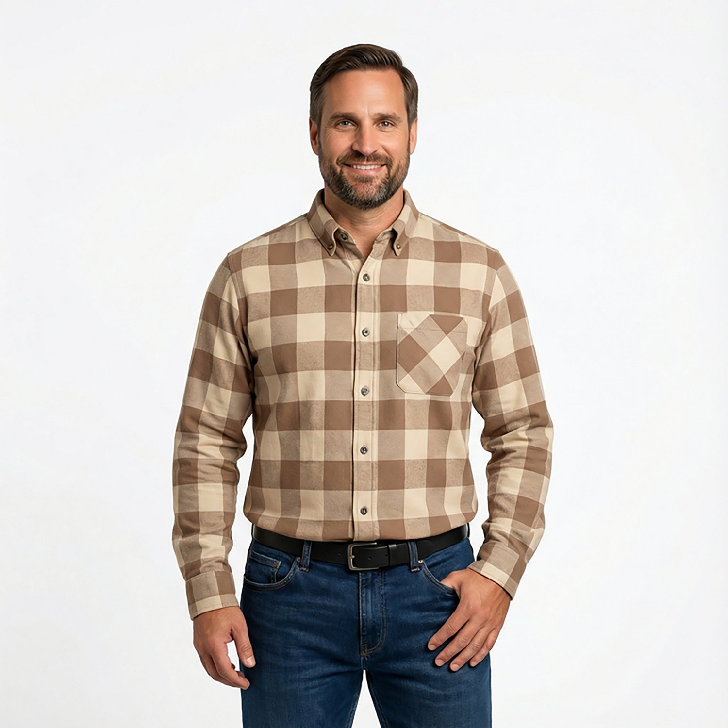 Magellan Outdoors Canyon Creek Long Sleeve Flannel Shirt                                                                         - view number 6