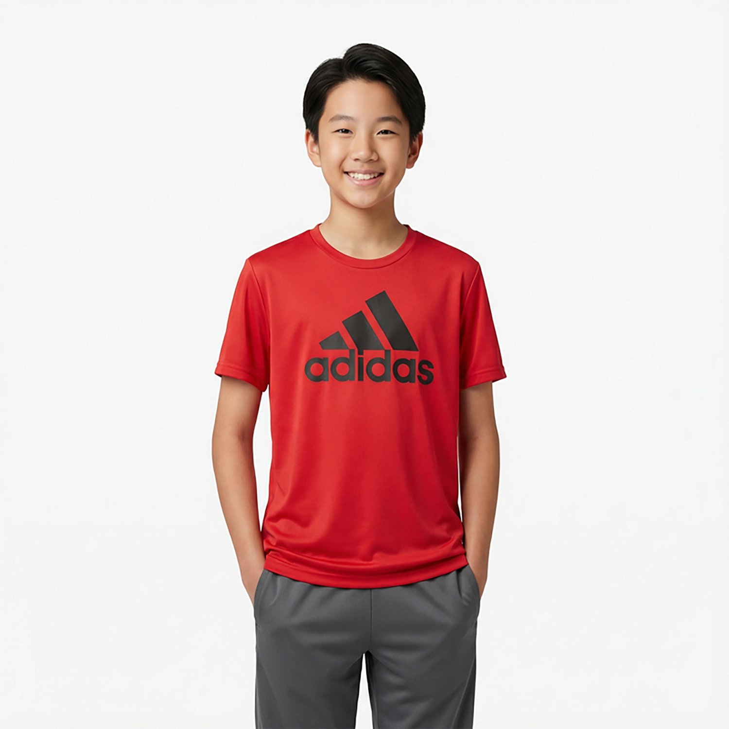adidas Boys' climalite Performance Logo T-shirt - view number 2