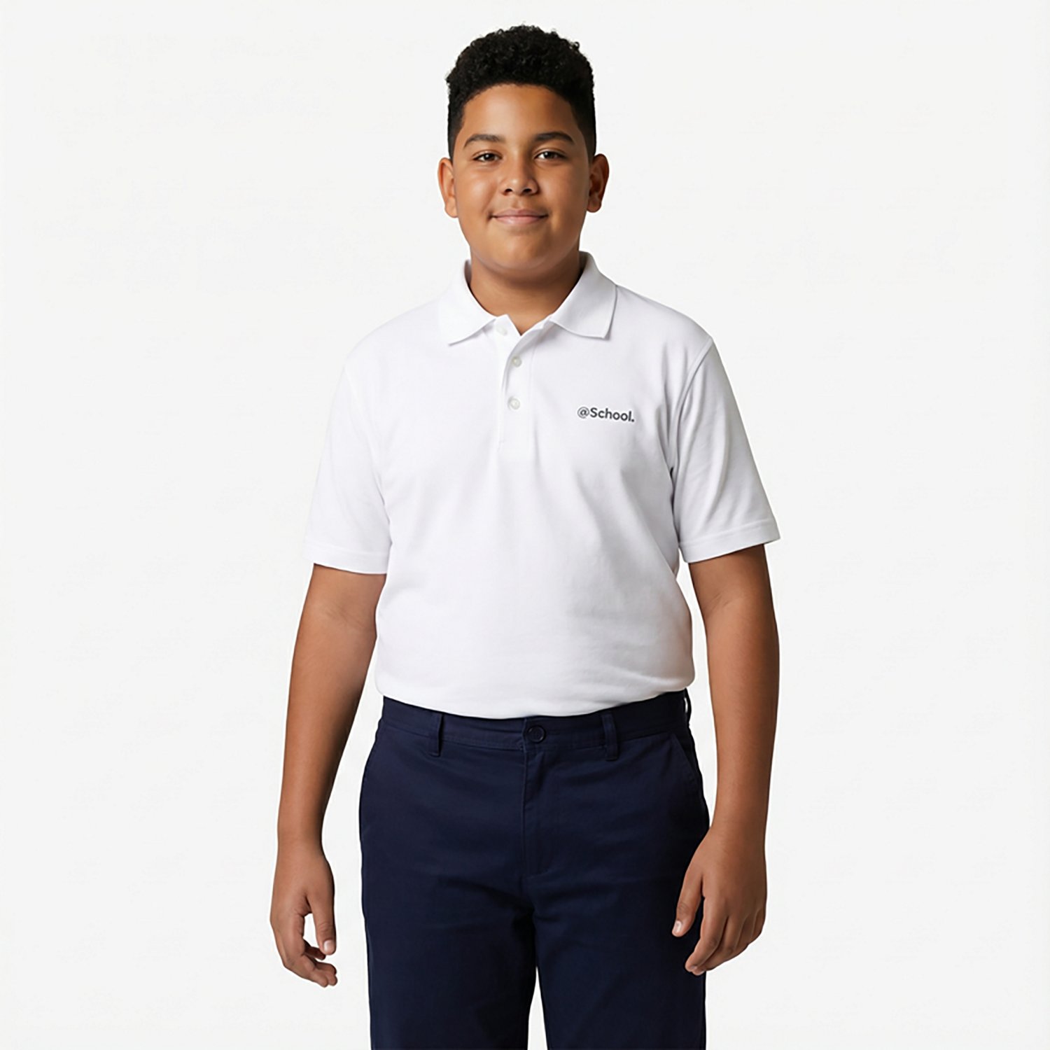 French Toast @School Boys' Pique Polo Shirt                                                                                      - view number 2