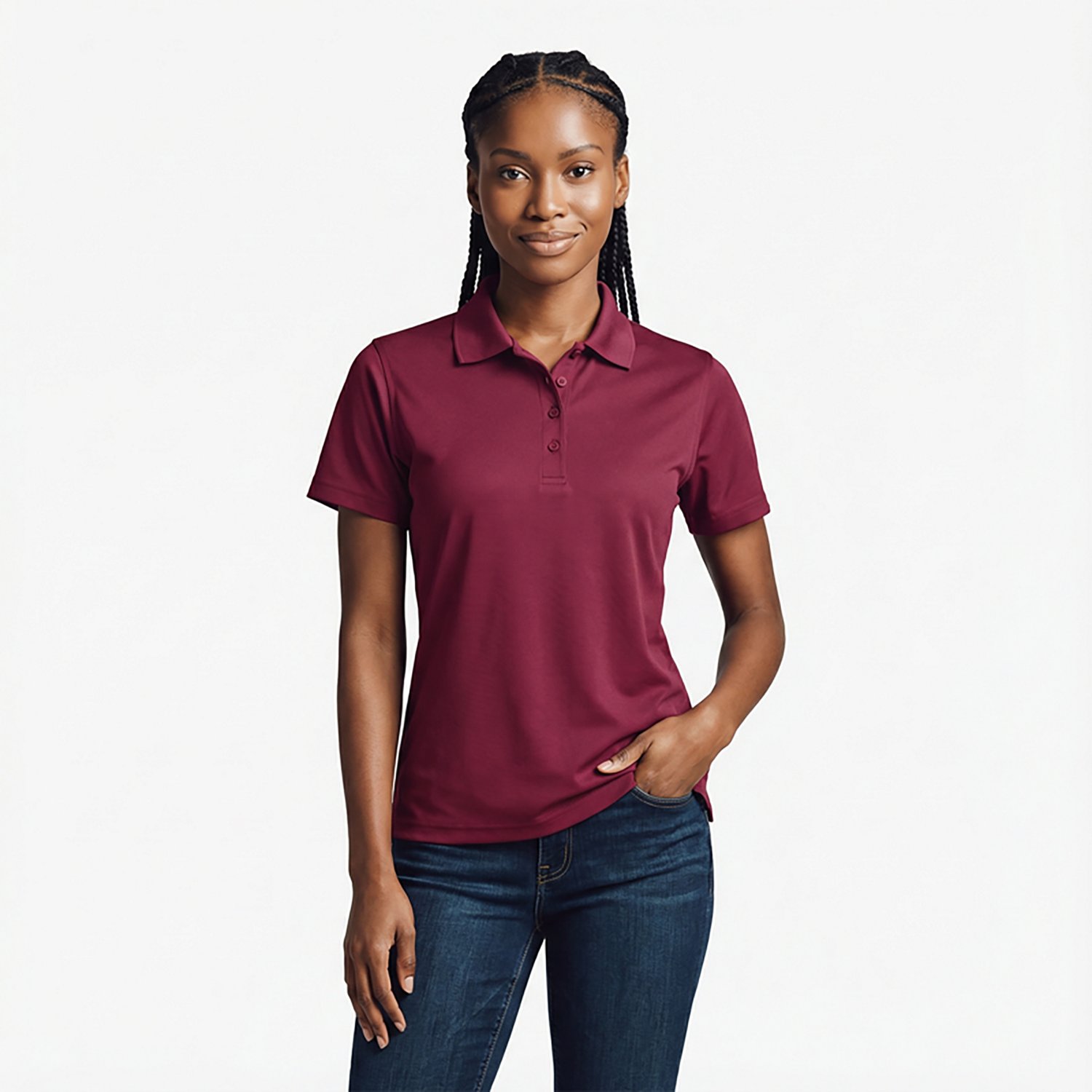 Red Kap Women's Short Sleeve Performance Knit Work Polo Shirt - view number 2