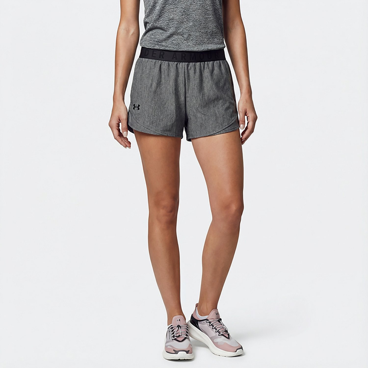 Under Armour Women's Play Up 3.0 Twist Shorts 3 in                                                                               - view number 2