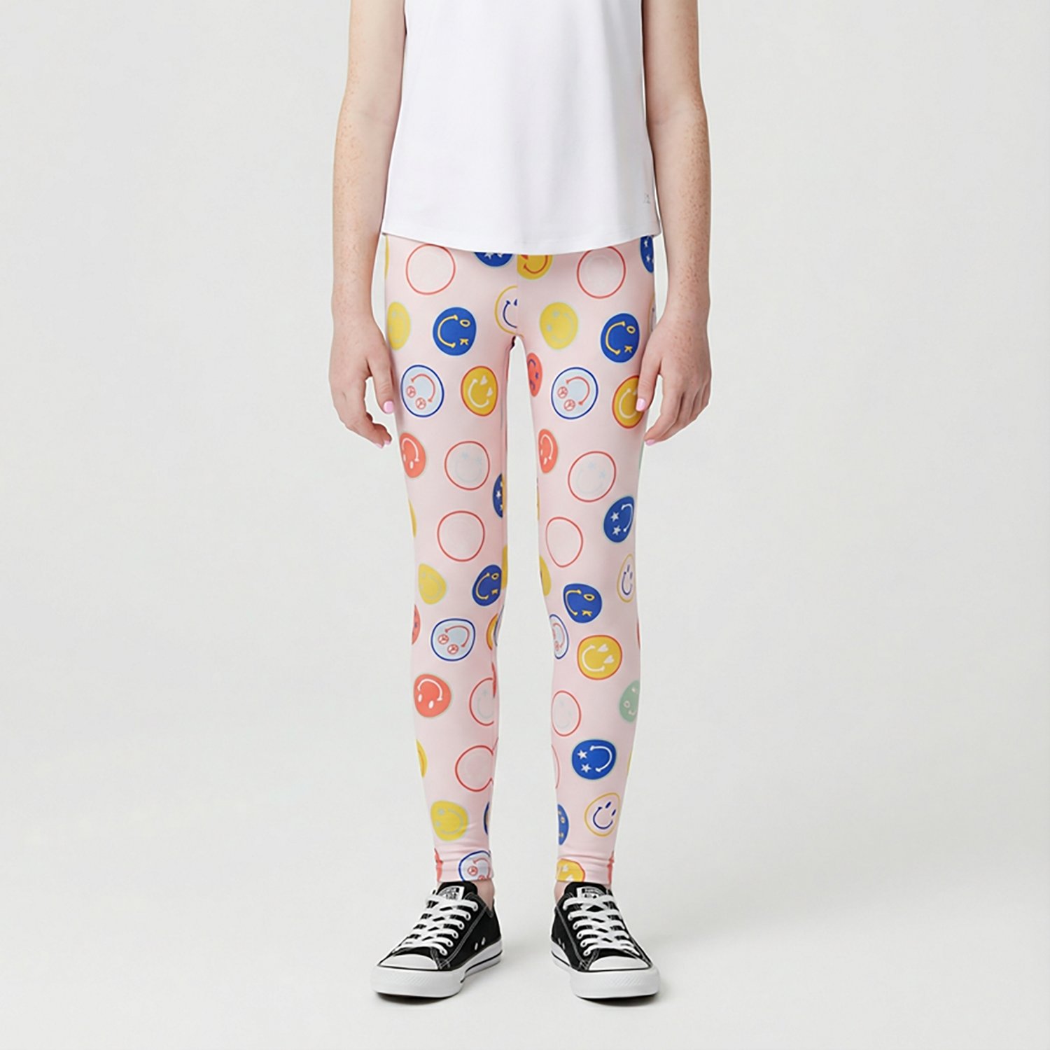 BCG Girls' Athletic Printed Cotton Leggings - view number 2