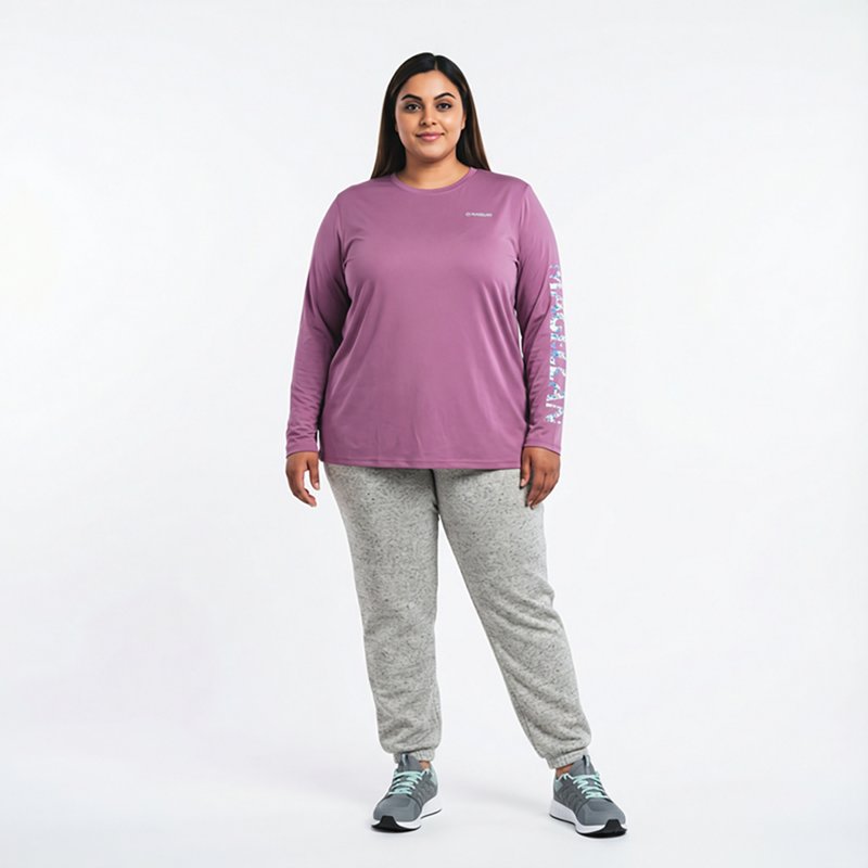 Magellan Outdoors Women's Caddo Lake Logo Long Sleeve Plus Size Fishing T-shirt