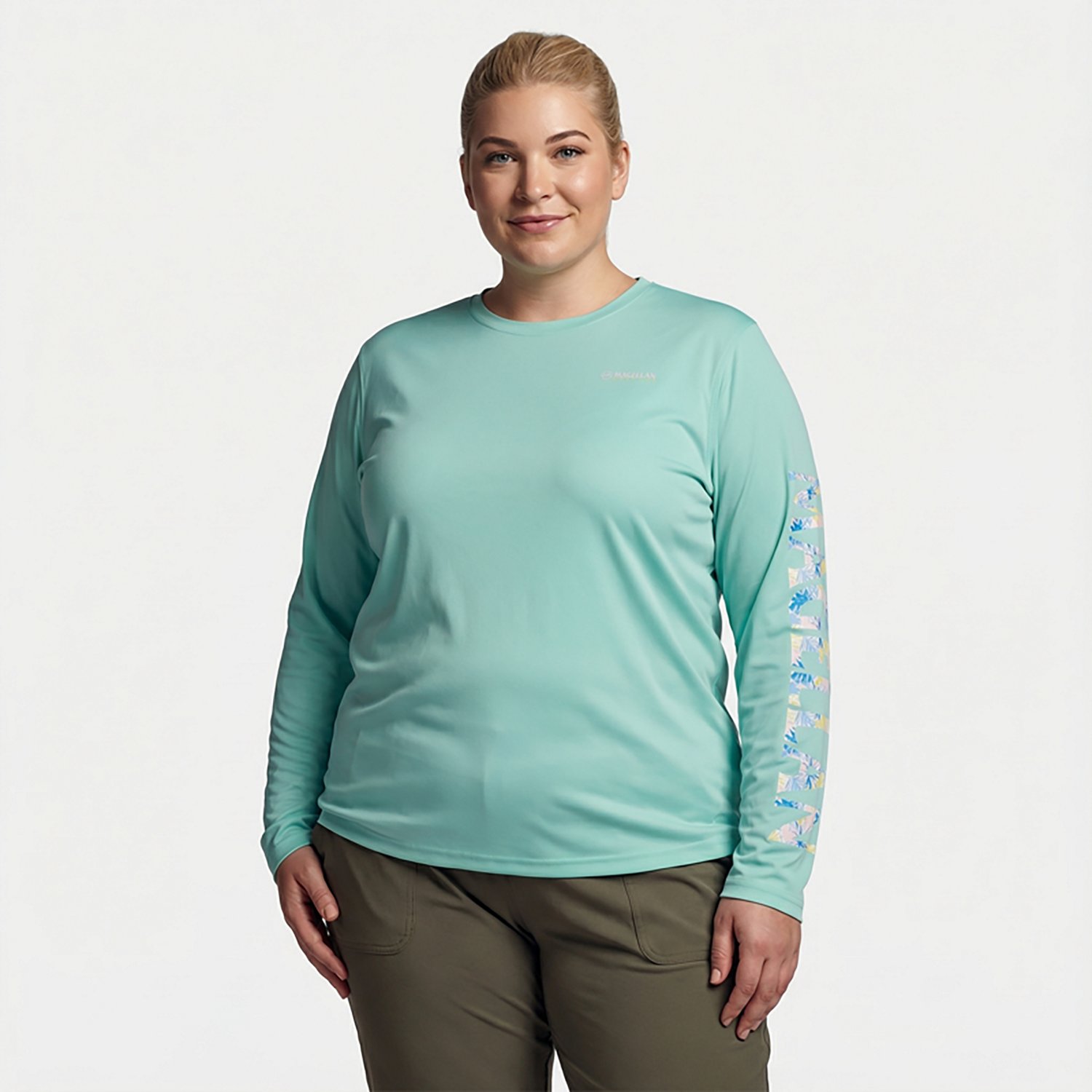 Magellan Outdoors Women's Caddo Lake Logo Long Sleeve Plus Size Fishing T-shirt - view number 2
