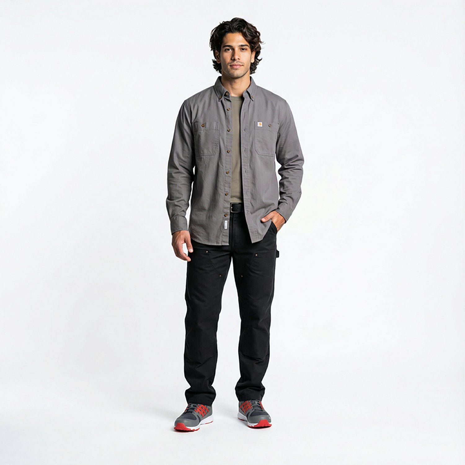 Carhartt Men's Rugged Flex Rigby Long Sleeve Work Shirt