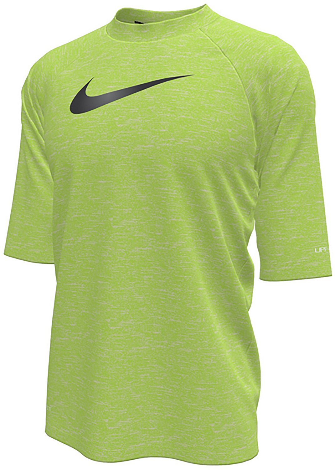 Nike Boys' Heather Short Sleeve Hydroguard Rash Guard