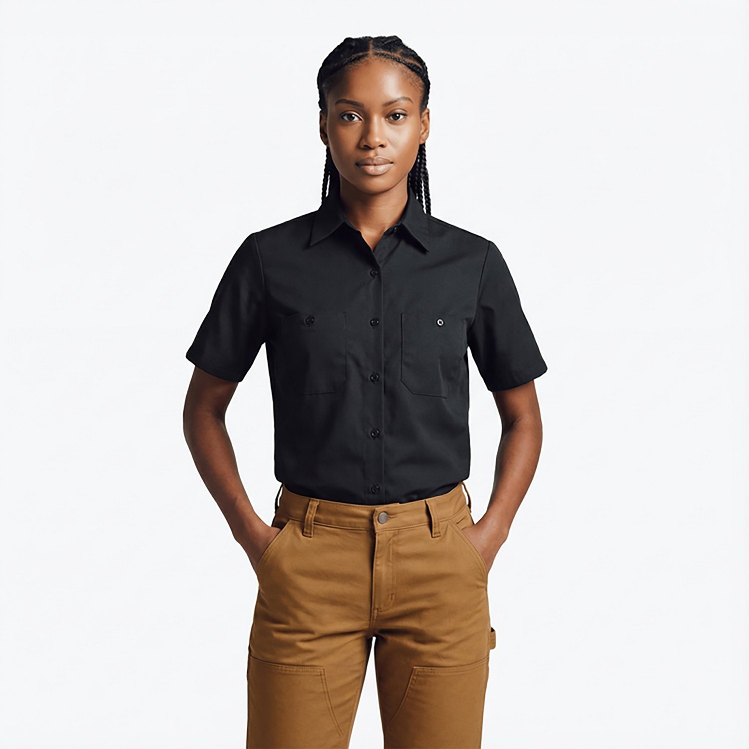 Red Kap Women's Industrial Short Sleeve Work Shirt - view number 2