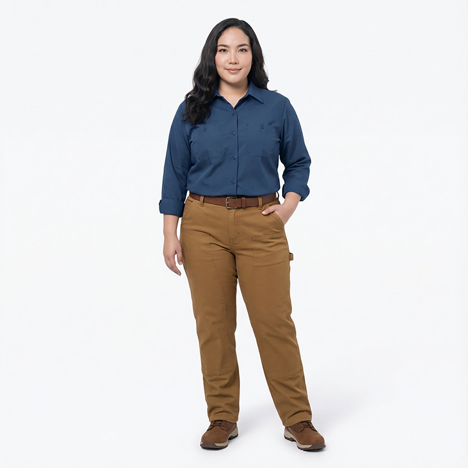 Red Kap Women's MIMIX Long Sleeve Work Shirt