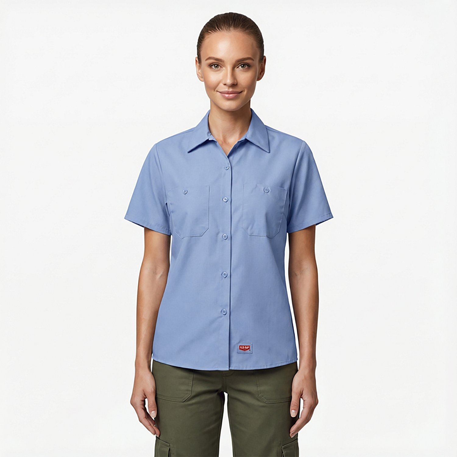Red Kap Women's MIMIX Short Sleeve Work Shirt                                                                                    - view number 2