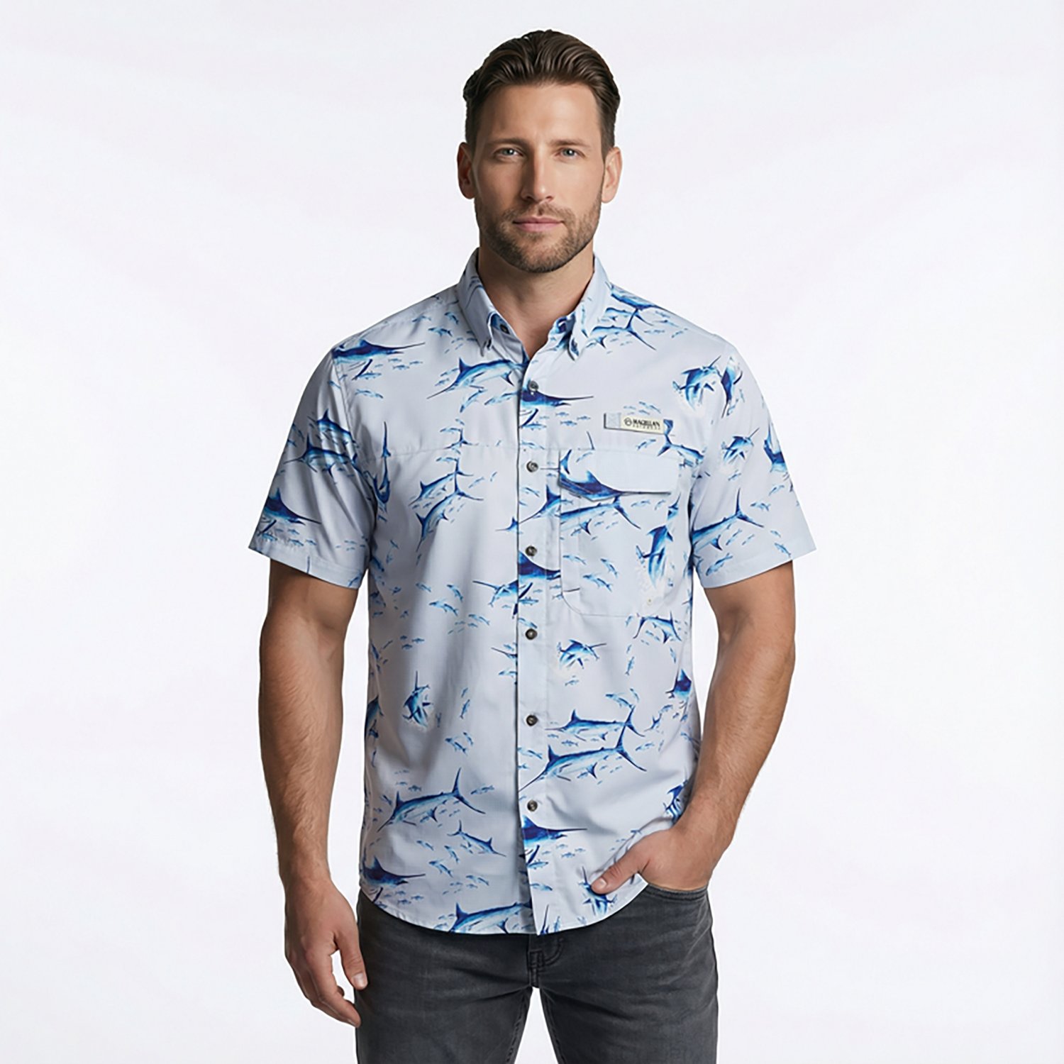 Magellan Outdoors Men's Caddo Lake Fishing Shirt - view number 2