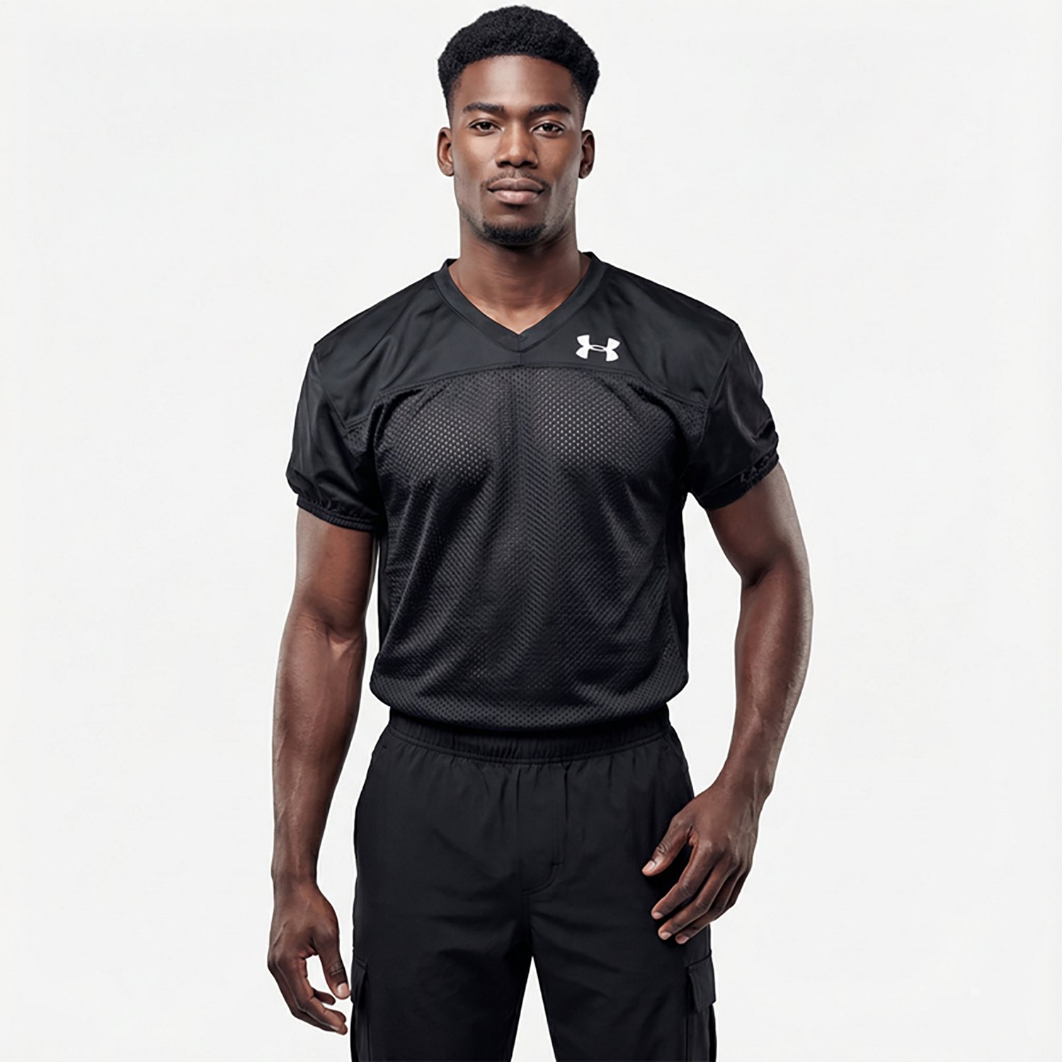 Under Armour Men's Football Practice Jersey                                                                                      - view number 2