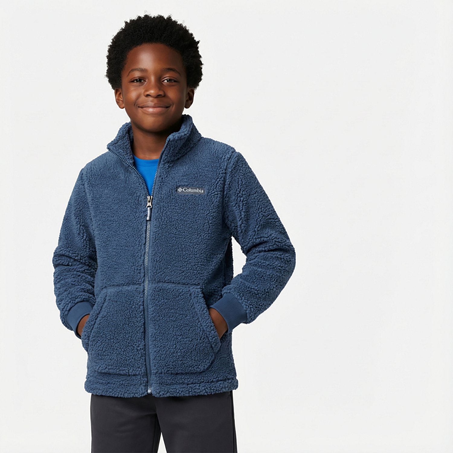Columbia Sportswear Boys' Rugged Ridge II Sherpa Full Zip Jacket - view number 3