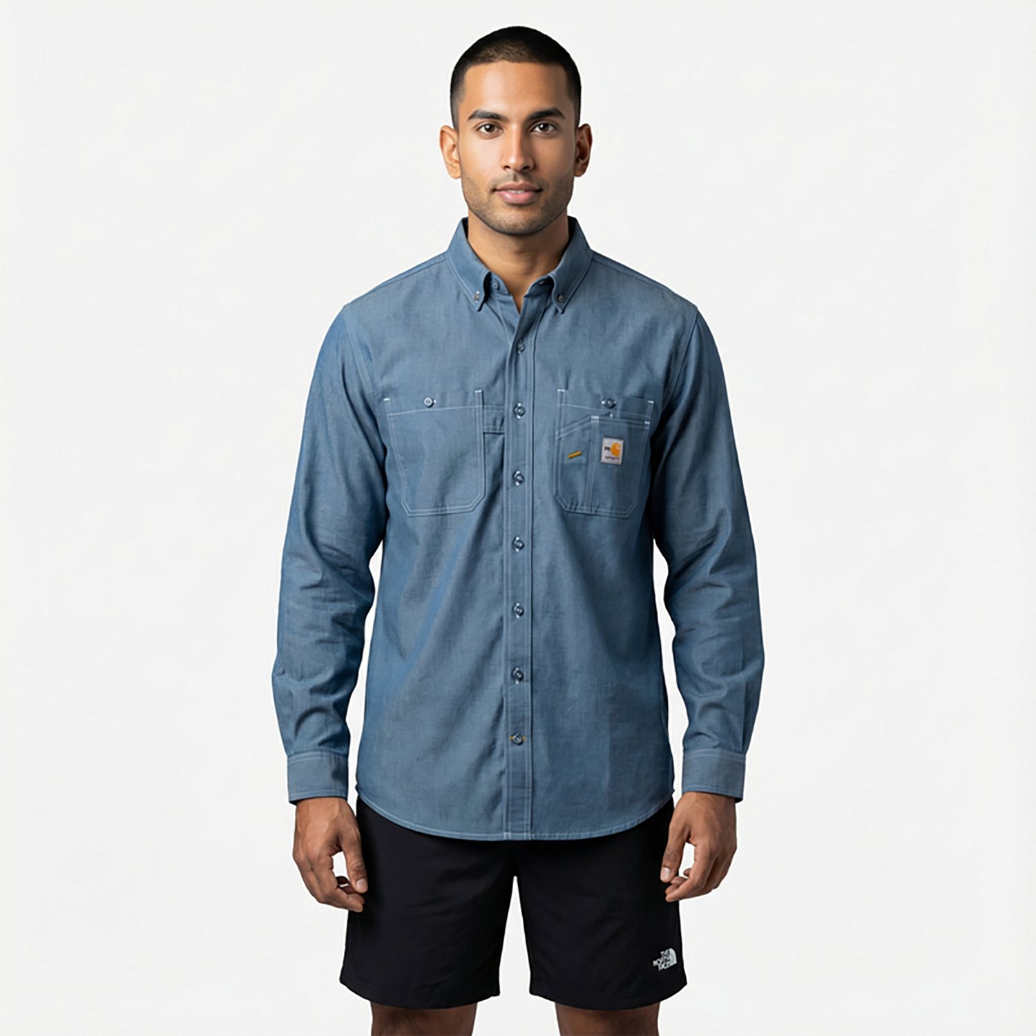 Carhartt Men's TW138 FR Force Original Fit Long Sleeve Shirt - view number 2