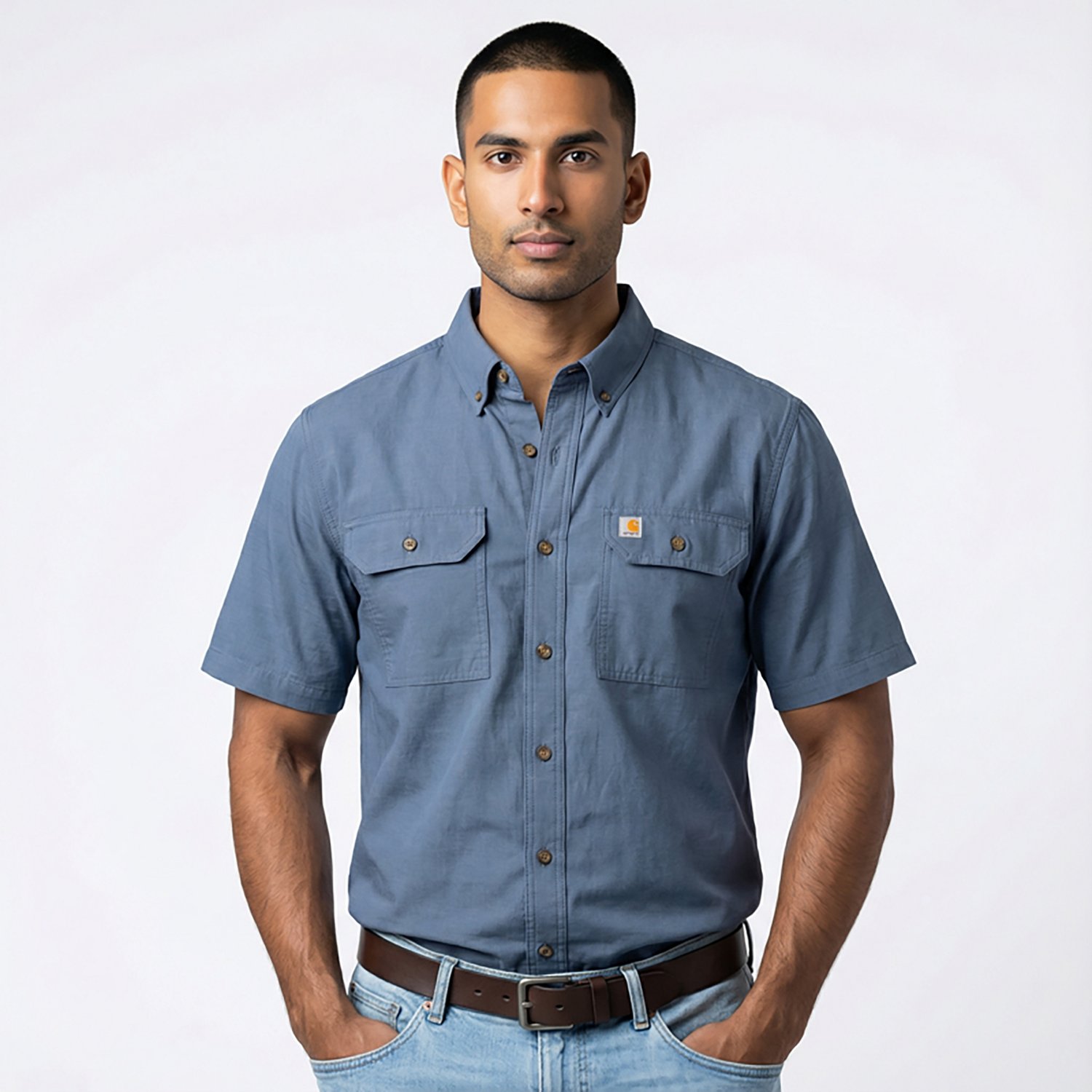 Carhartt Men's TW369 Original Fit Short Sleeve Shirt                                                                             - view number 2