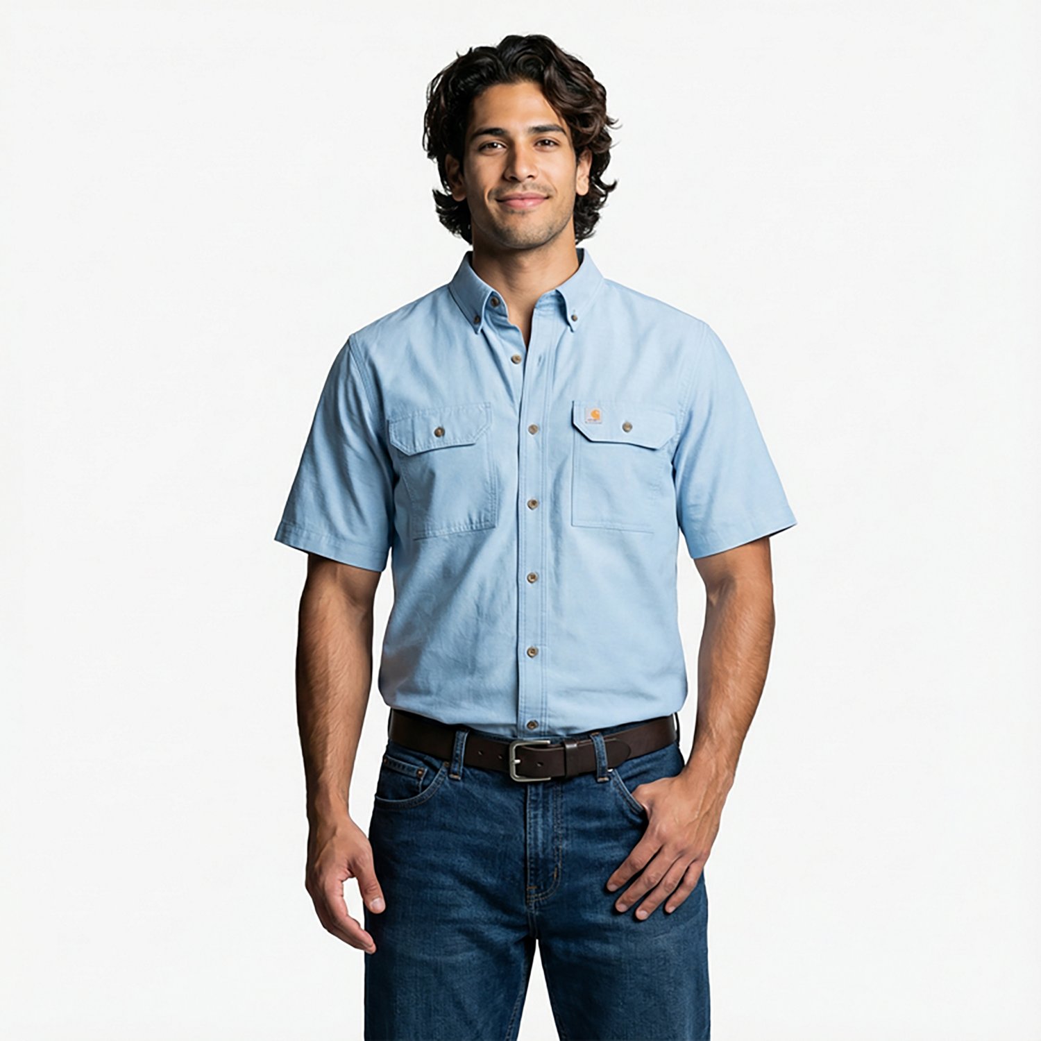 Carhartt Men's TW369 Original Fit Short Sleeve Shirt                                                                             - view number 2