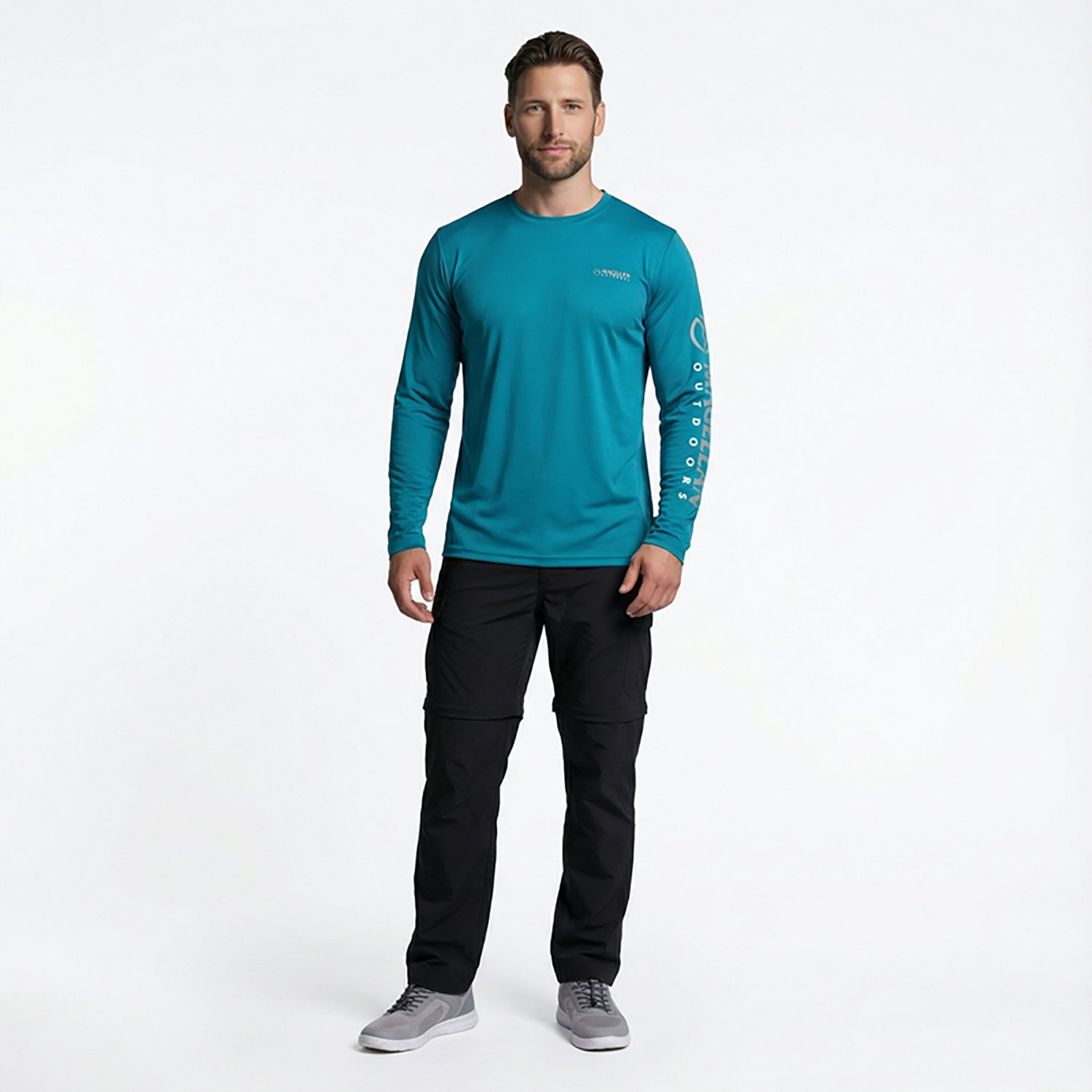 Magellan Outdoors Men's Casting Crew Core Graphic Long Sleeve T-shirt