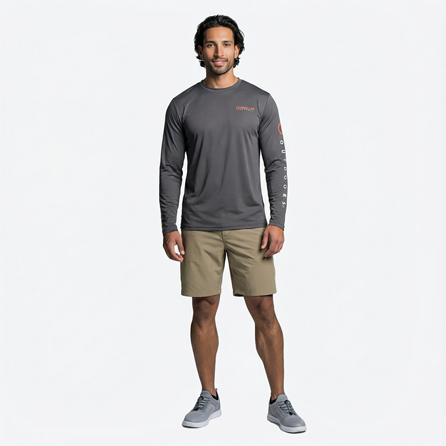 Magellan Outdoors Men's Casting Crew Core Graphic Long Sleeve T-shirt                                                            - view number 5