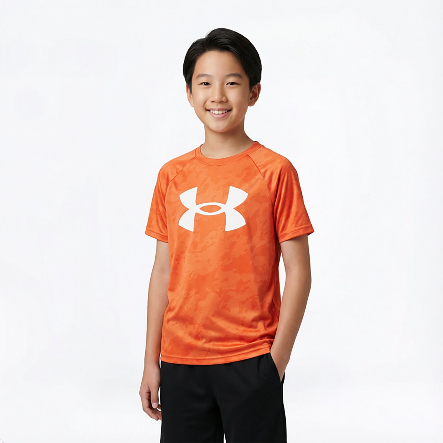 Under Armour Boys' UA Tech Printed Short Sleeve T-shirt                                                                          - view number 2