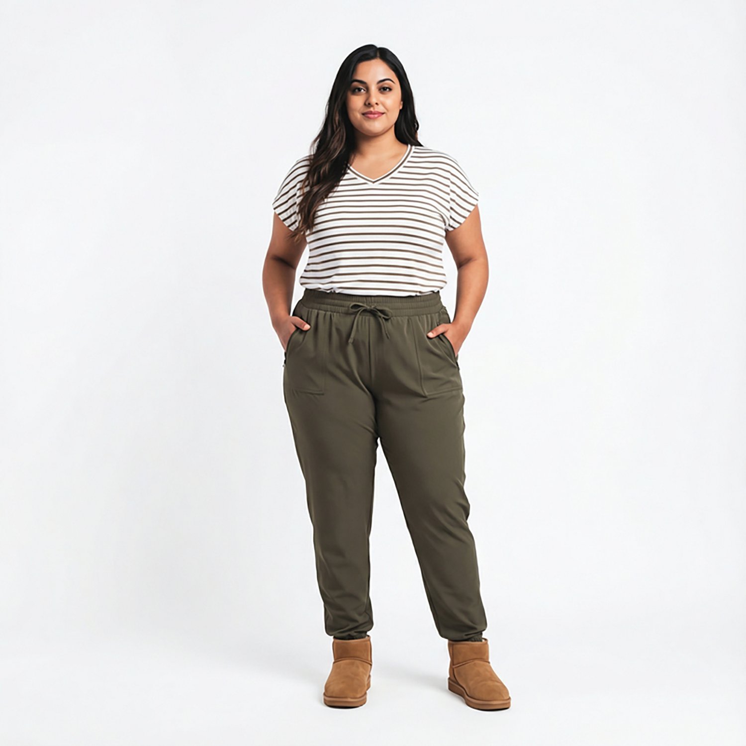 Magellan Outdoors Women's Lost Pines Stretch Plus Size Travel Pants