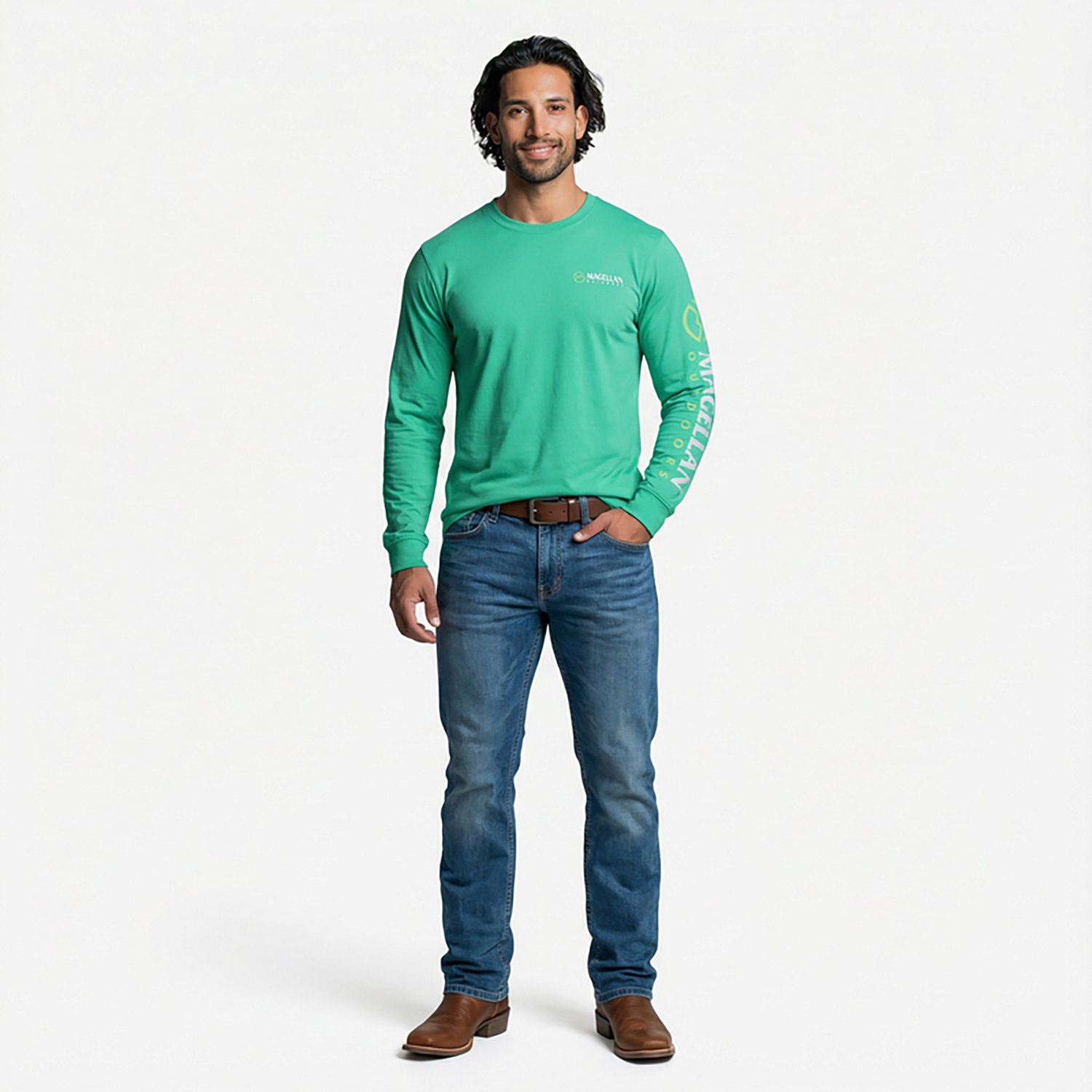 Magellan Outdoors Men's Grotto Falls Long Sleeve T-shirt - view number 2