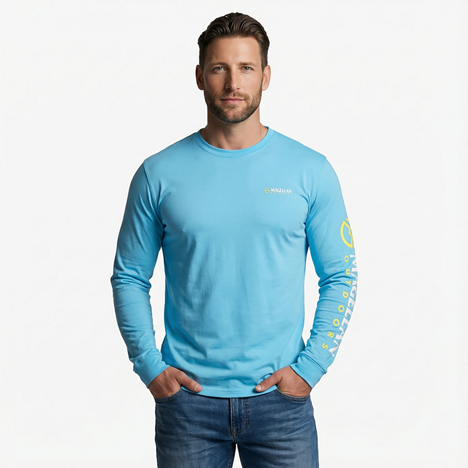 Magellan Outdoors Men's Grotto Falls Long Sleeve T-shirt - view number 2