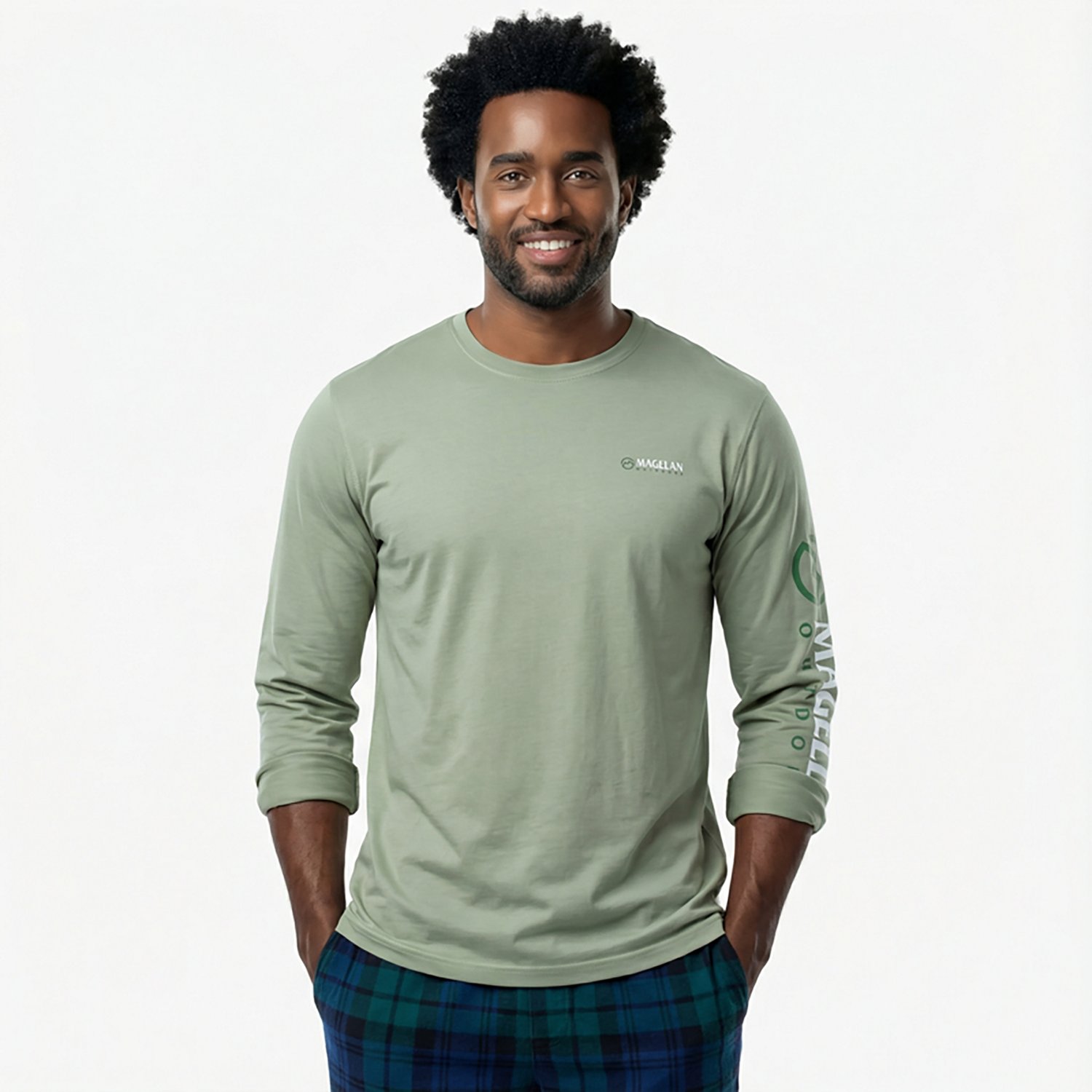 Magellan Outdoors Men's Grotto Falls Long Sleeve T-shirt - view number 2