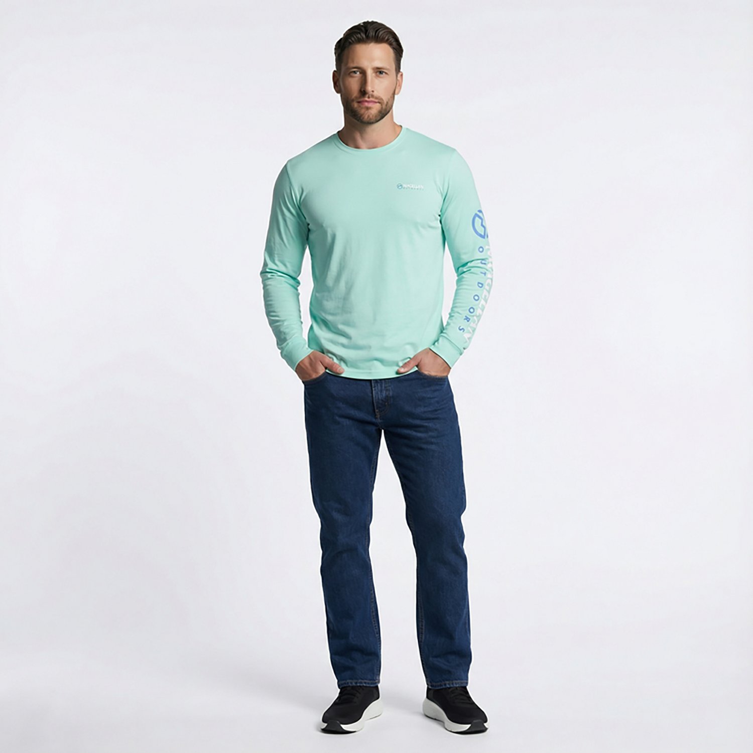 Magellan Outdoors Men's Grotto Falls Long Sleeve T-shirt - view number 2