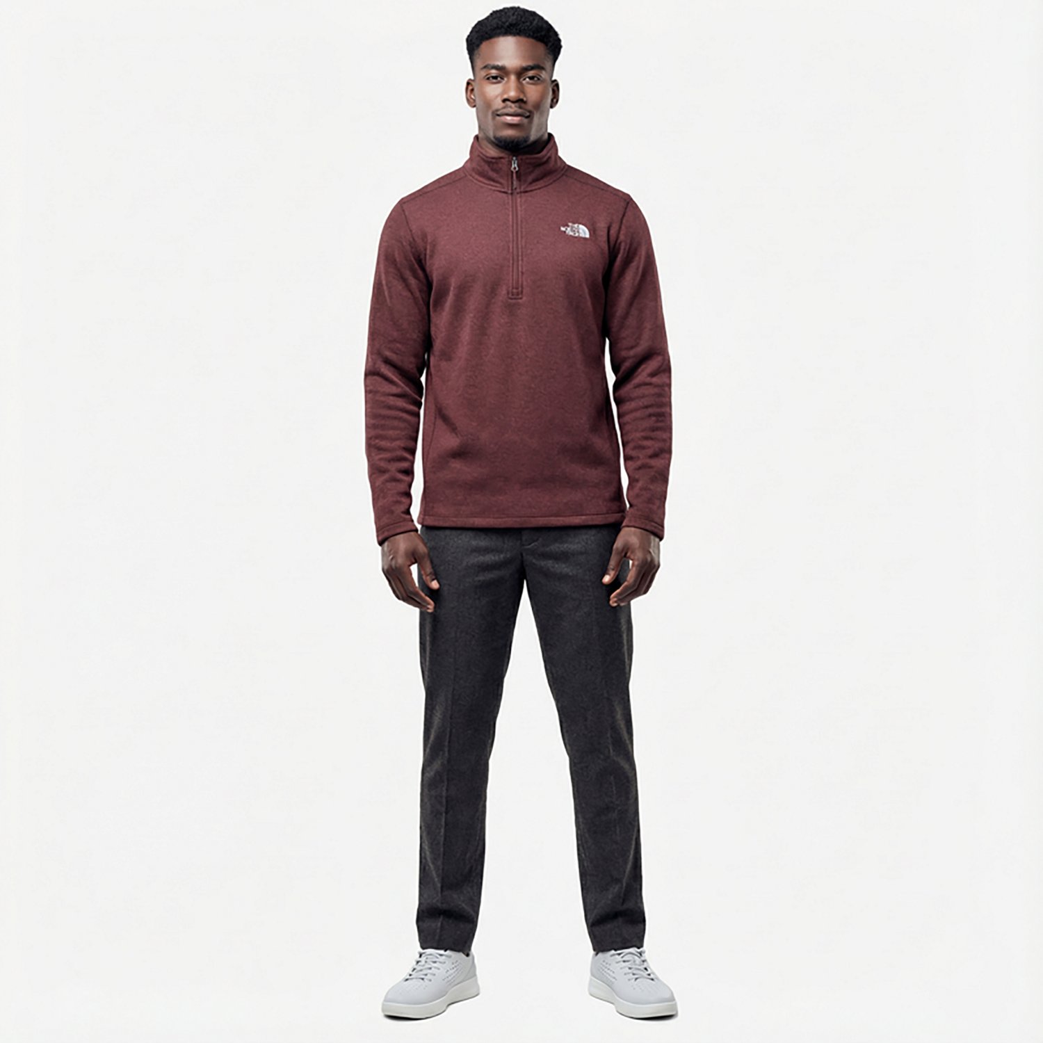 The North Face Men's Textured Cap Rock 1/4 Zip Pullover Sweatshirt