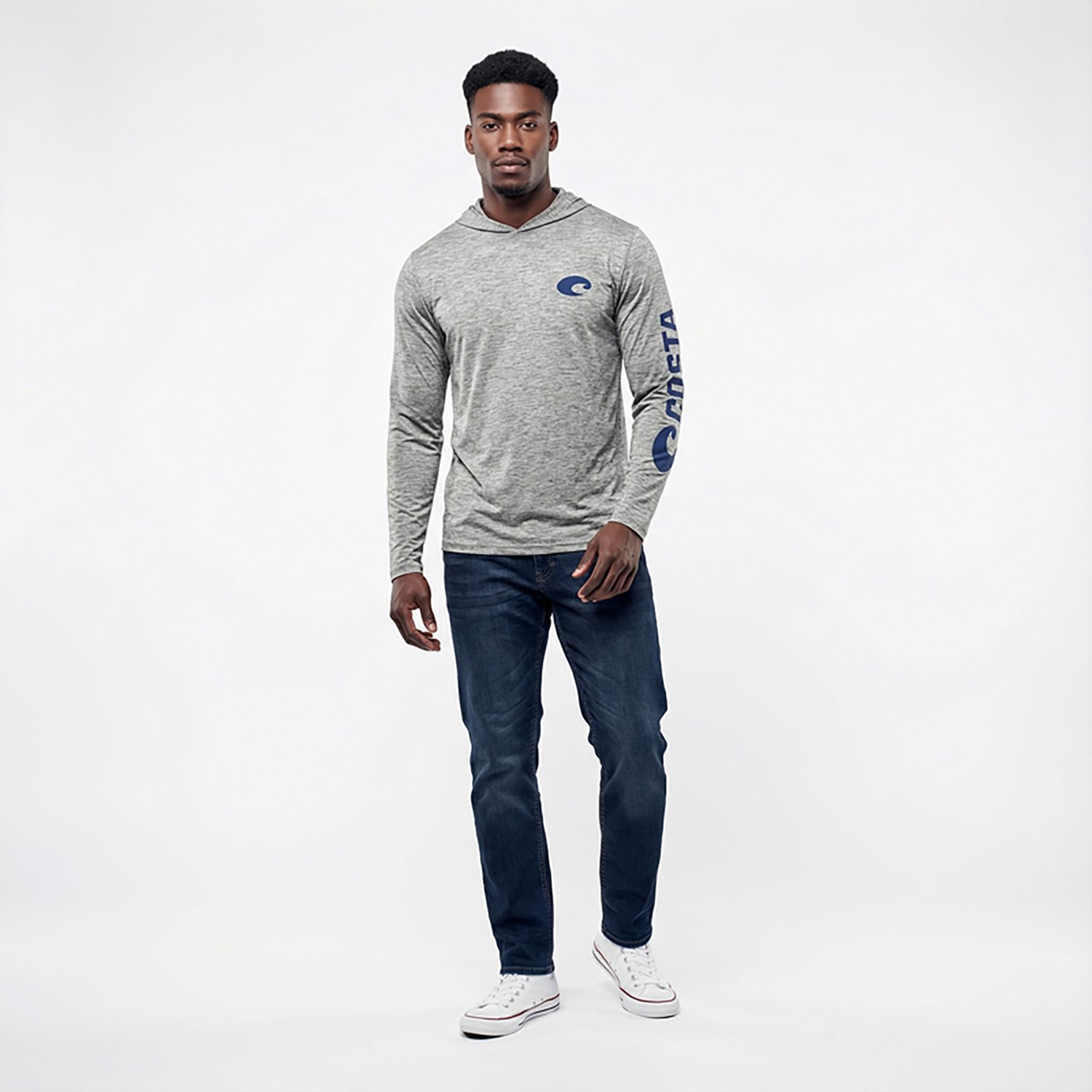 Costa Men's Tech Hood Long Sleeve T-shirt