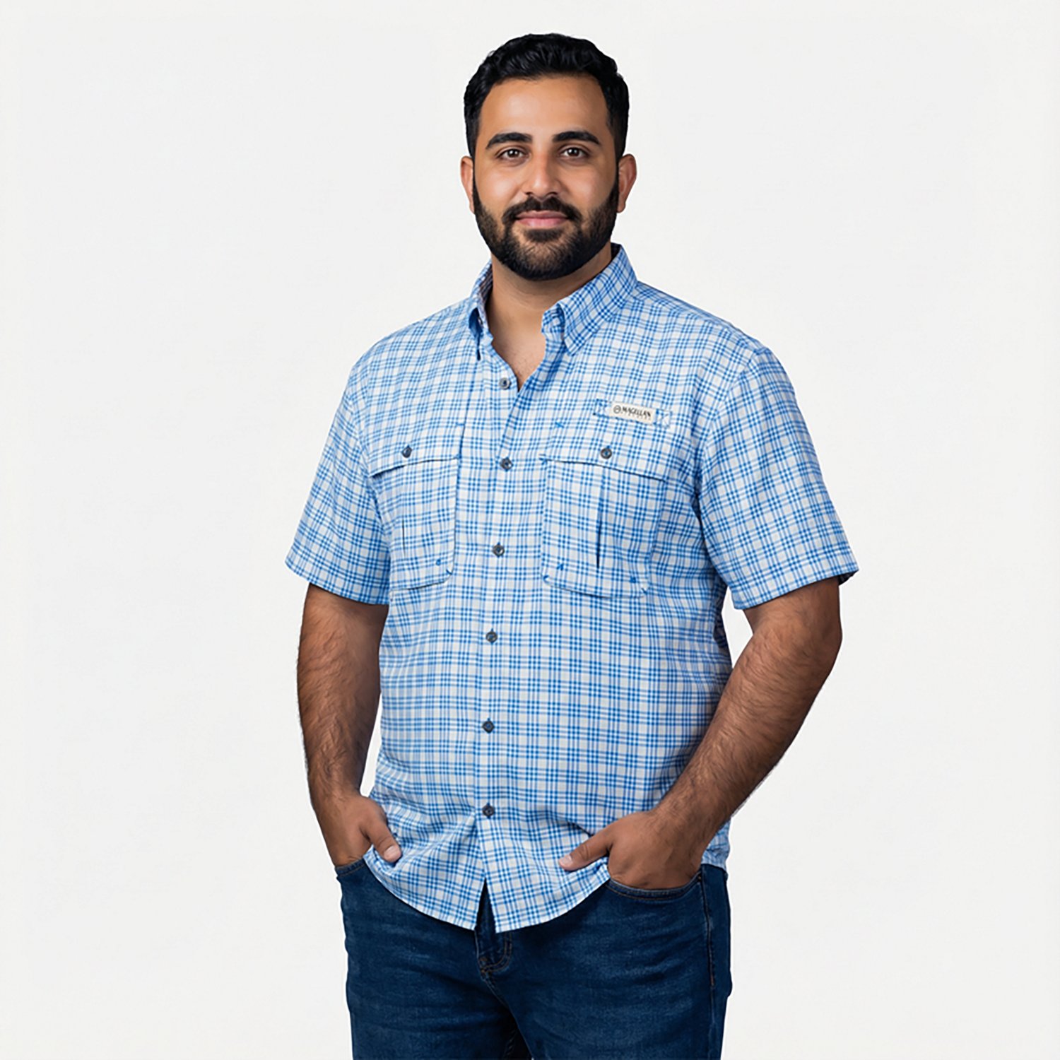 Magellan Outdoors Men's Aransas Pass Button Down Shirt - view number 2