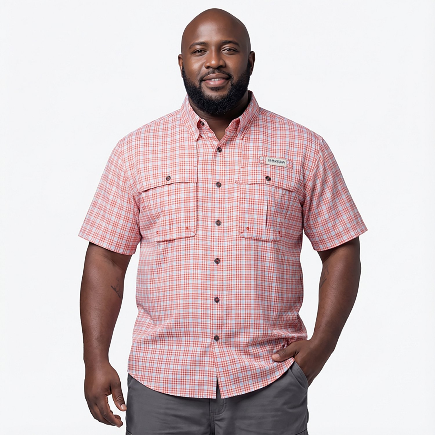 Magellan Outdoors Men's Aransas Pass Button Down Shirt