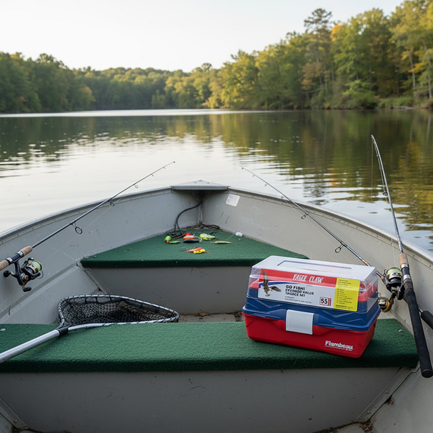 Eagle Claw Go Fish 55 Piece Tackle Box                                                                                           - view number 5