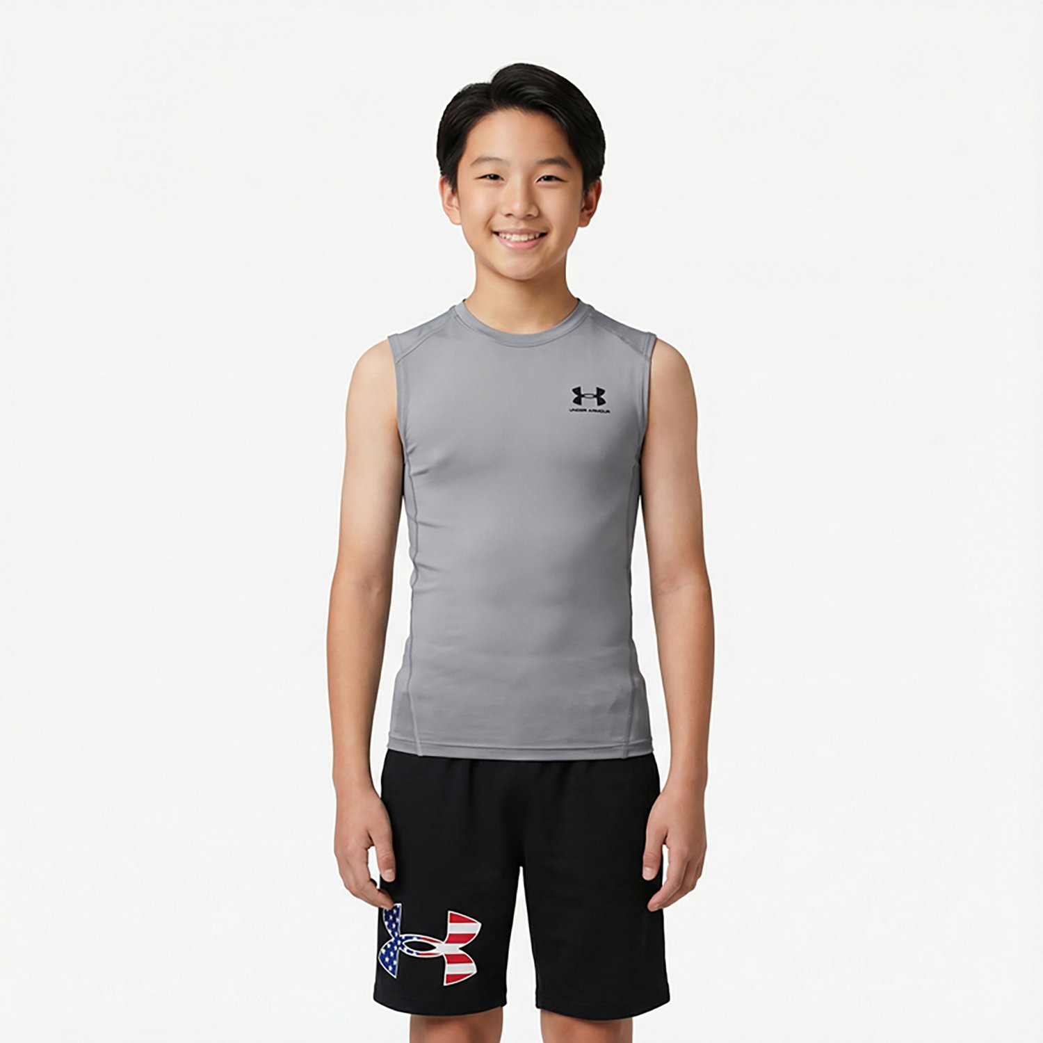 Under Armour Boys' HeatGear Sleeveless Shirt - view number 2