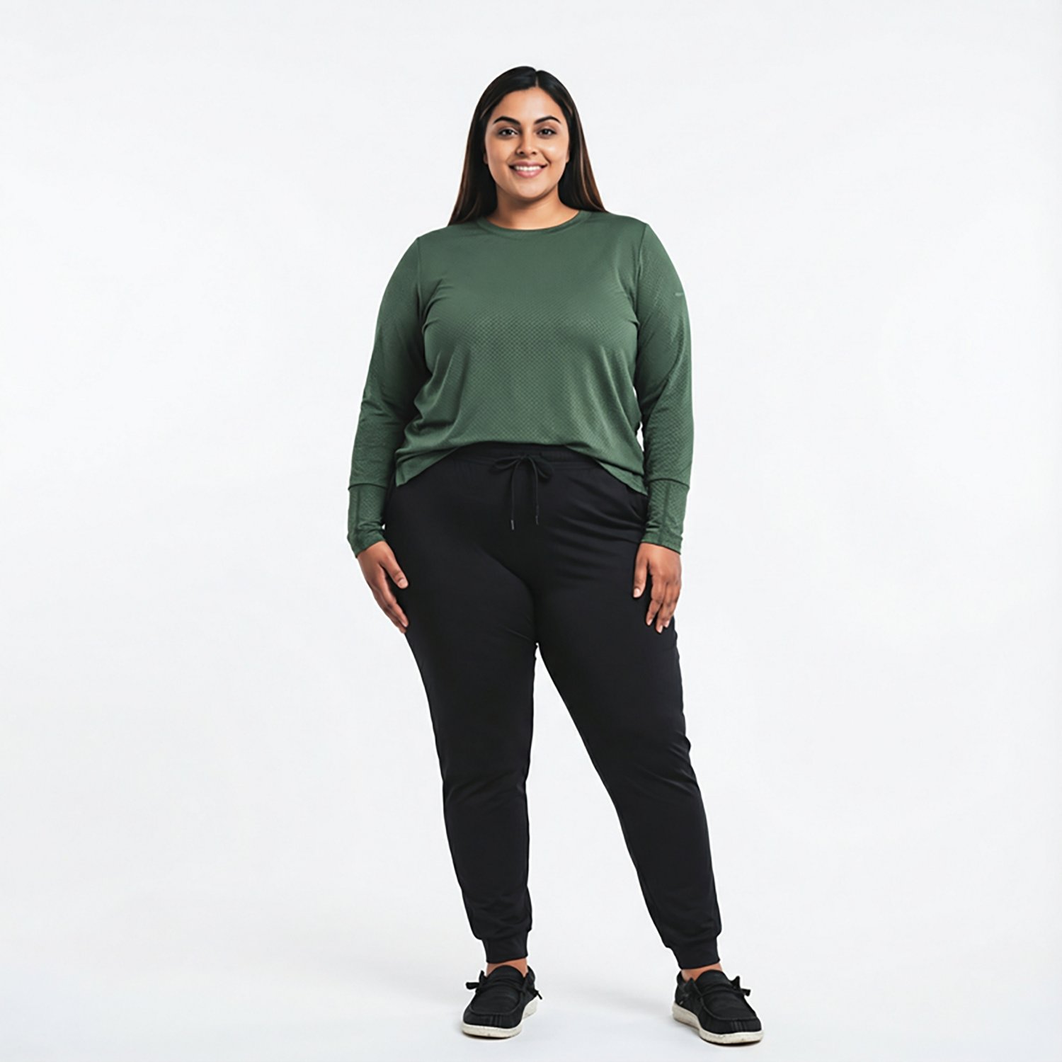 BCG Women's Tapered Plus Size Joggers