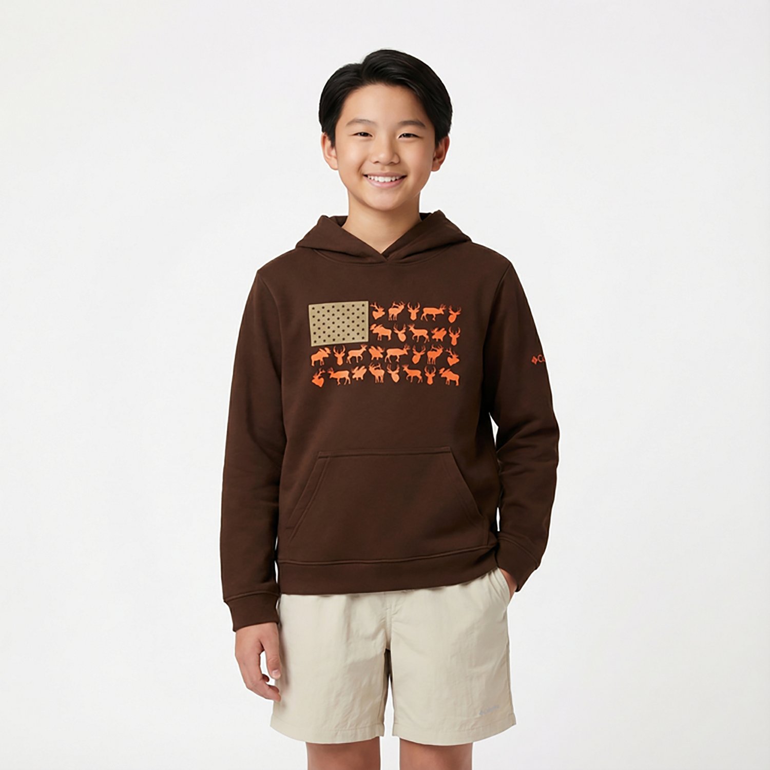 Columbia Sportswear Boys' PHG Hunt Flag Hoodie