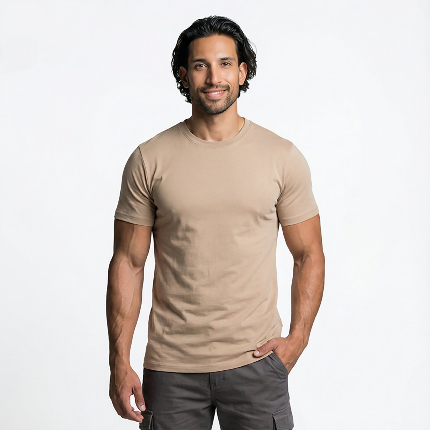 BCG Men's Styled Cotton Crew T-shirt                                                                                             - view number 2